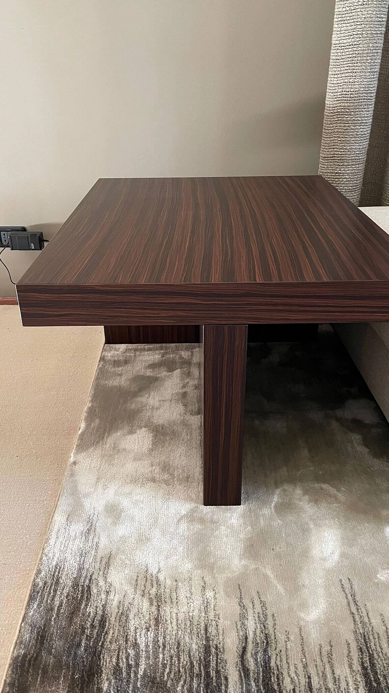 Pair of rosewood coffee tables, 2000s 14