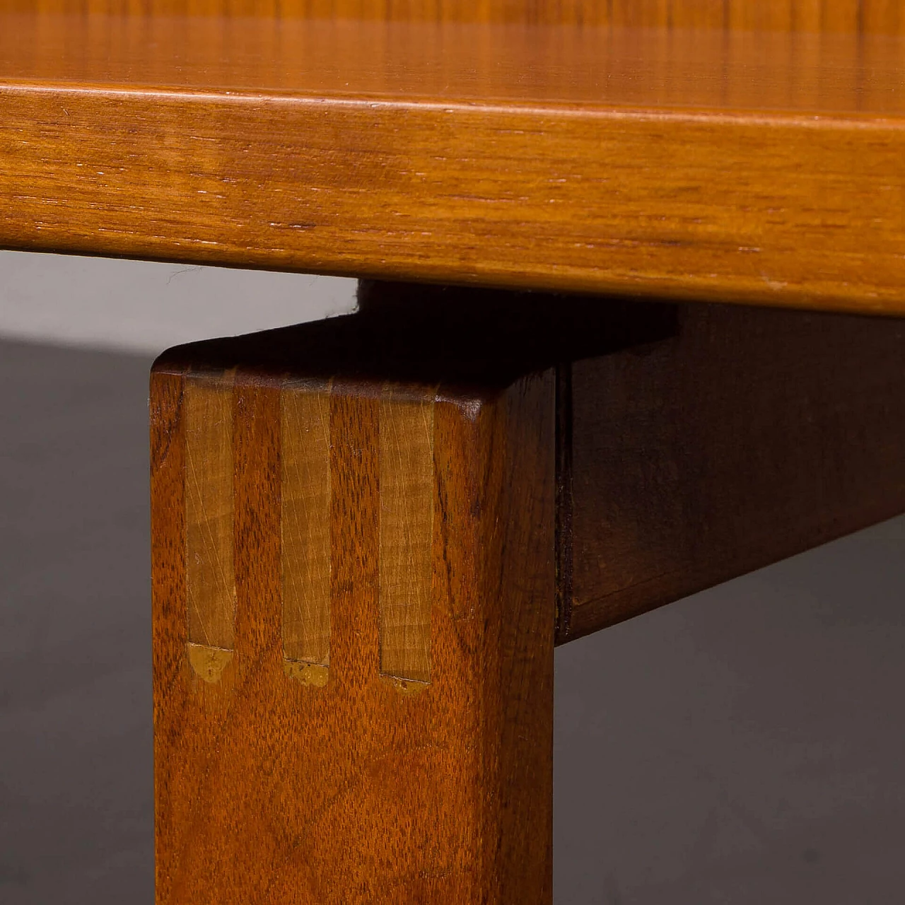 Teak desk by Henning Jensen & Torben Valeur for Dyrlund, 1960s 12