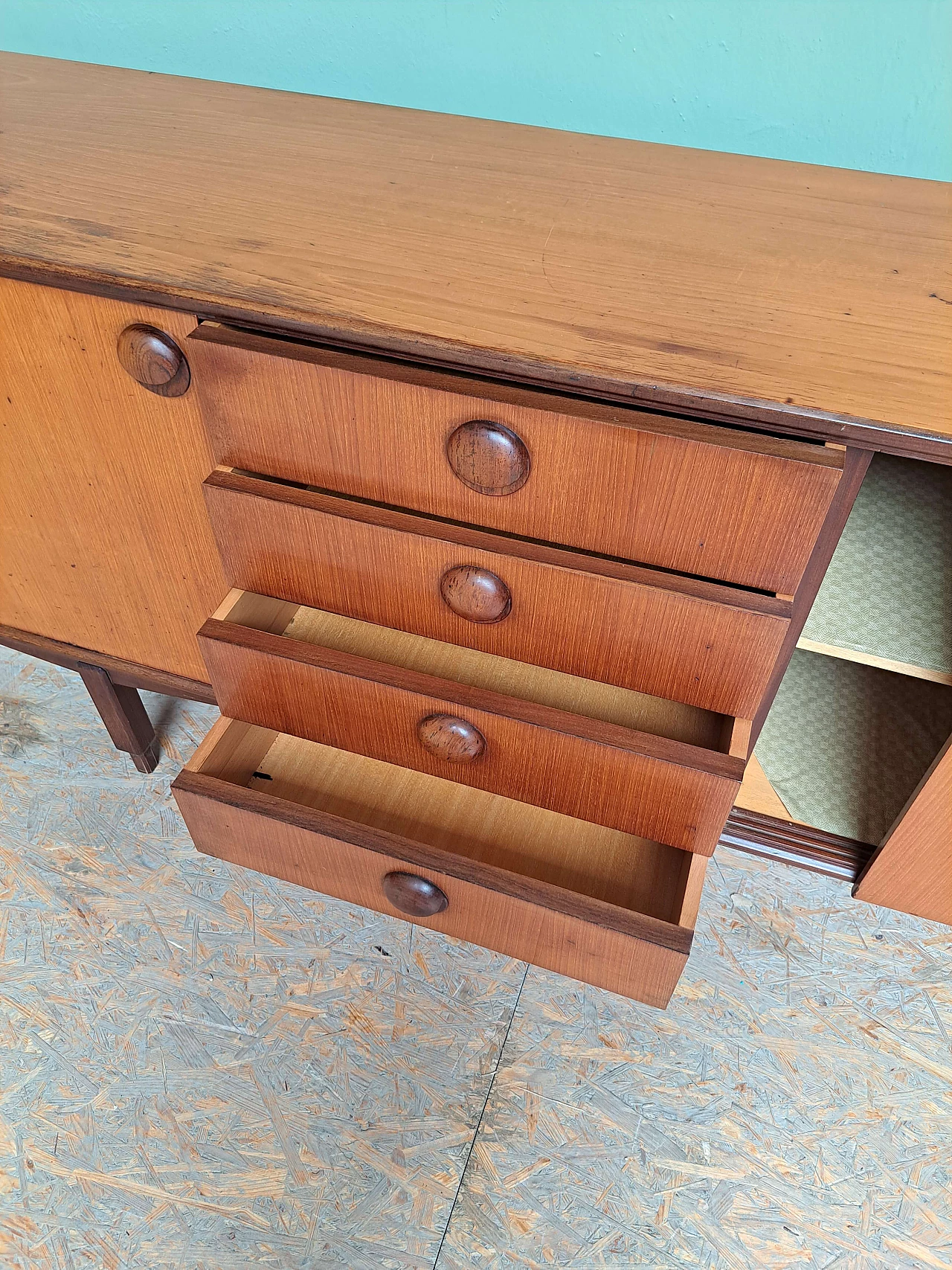 Danish-style teak sideboard, 1960s 3