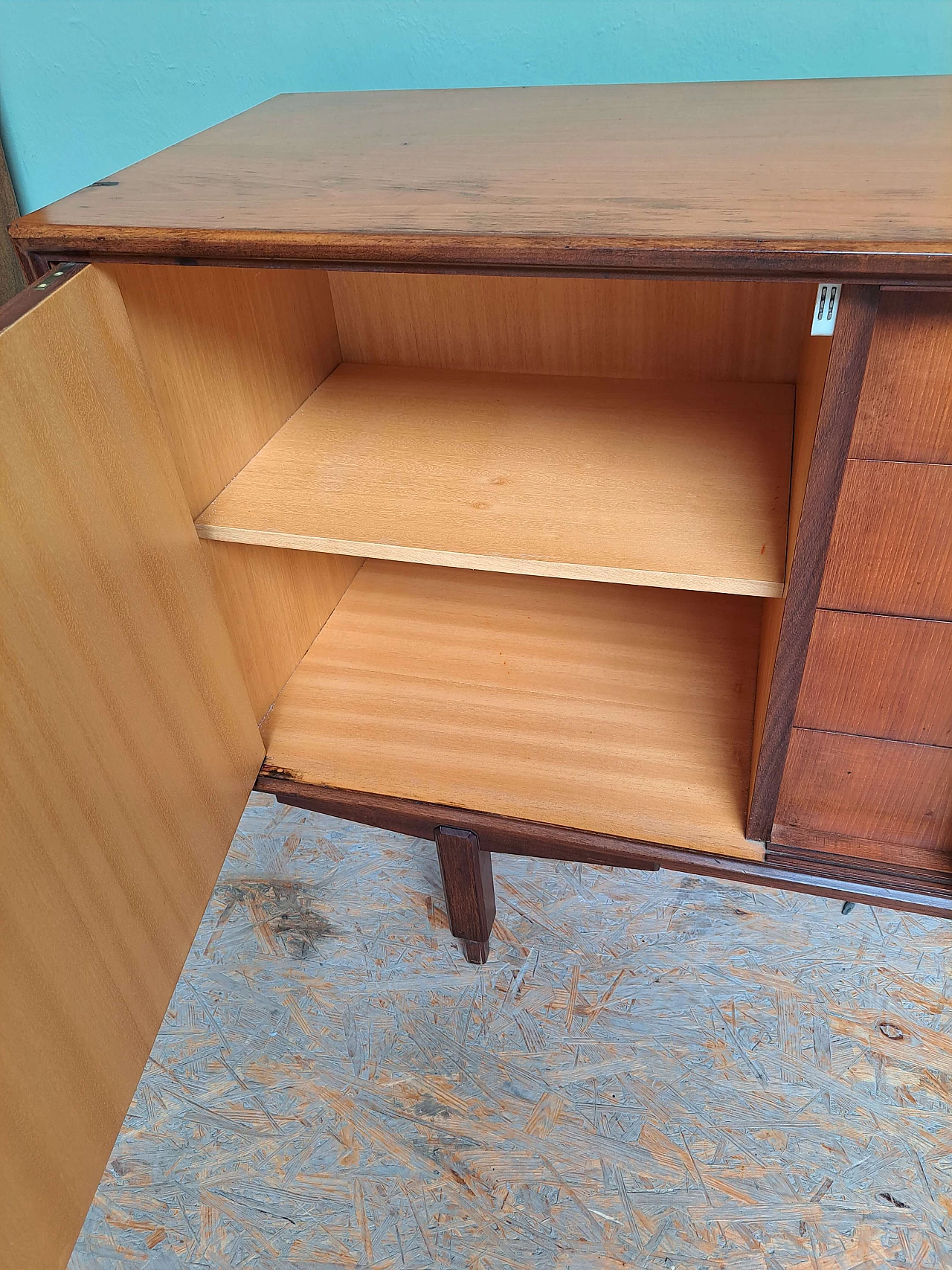 Danish-style teak sideboard, 1960s 5