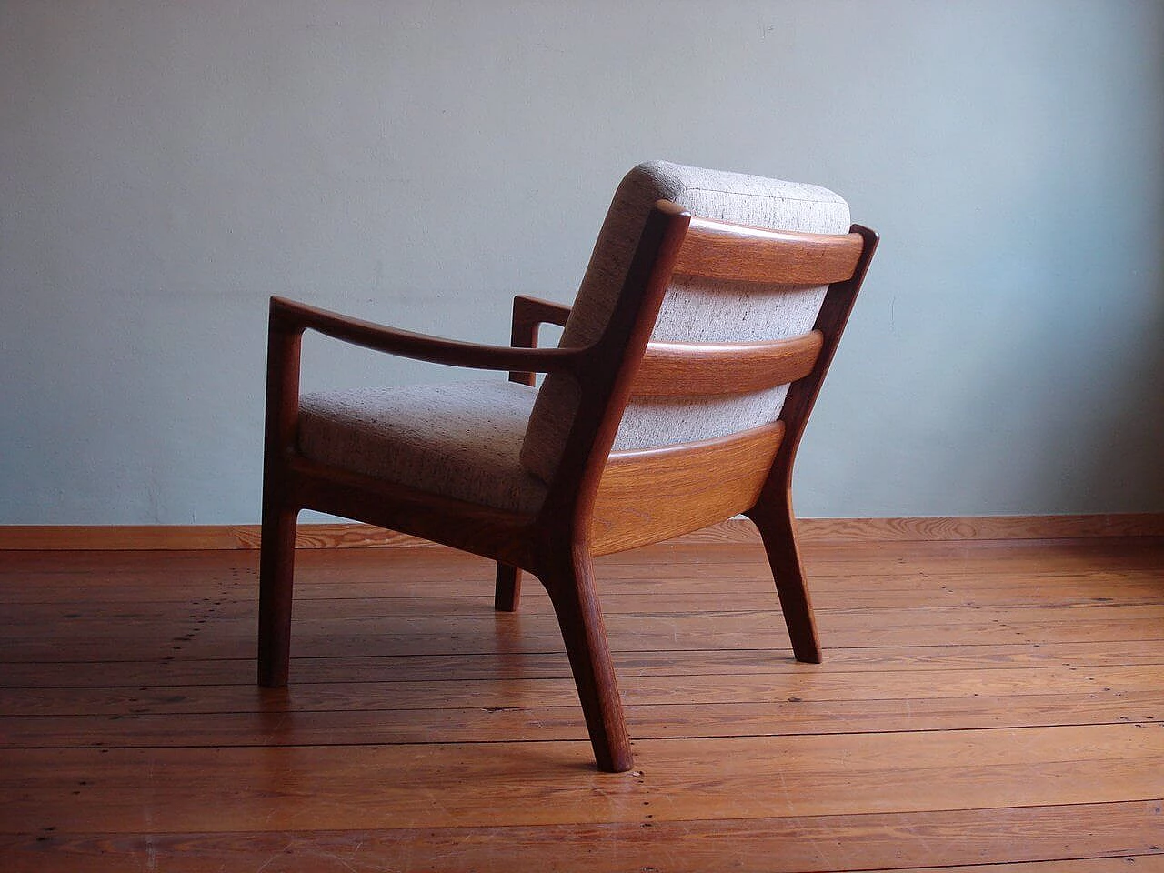 Ole Wanscher Teak Senator Chair, late 20th century 4