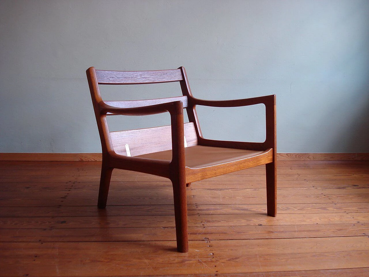 Ole Wanscher Teak Senator Chair, late 20th century 6