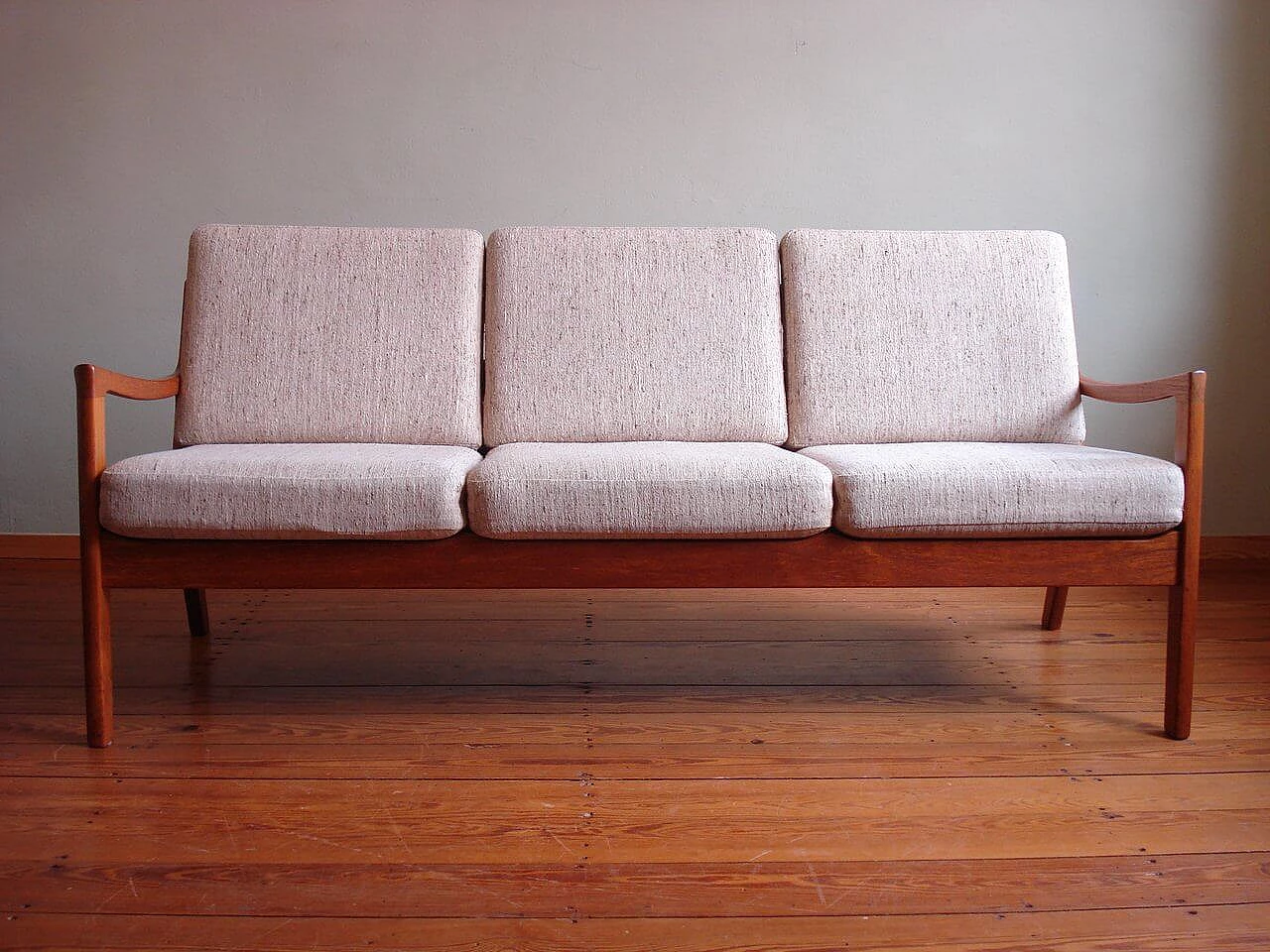 3-seater Senator sofa by Ole Wanscher for Poul Jeppesen, late 20th century 12