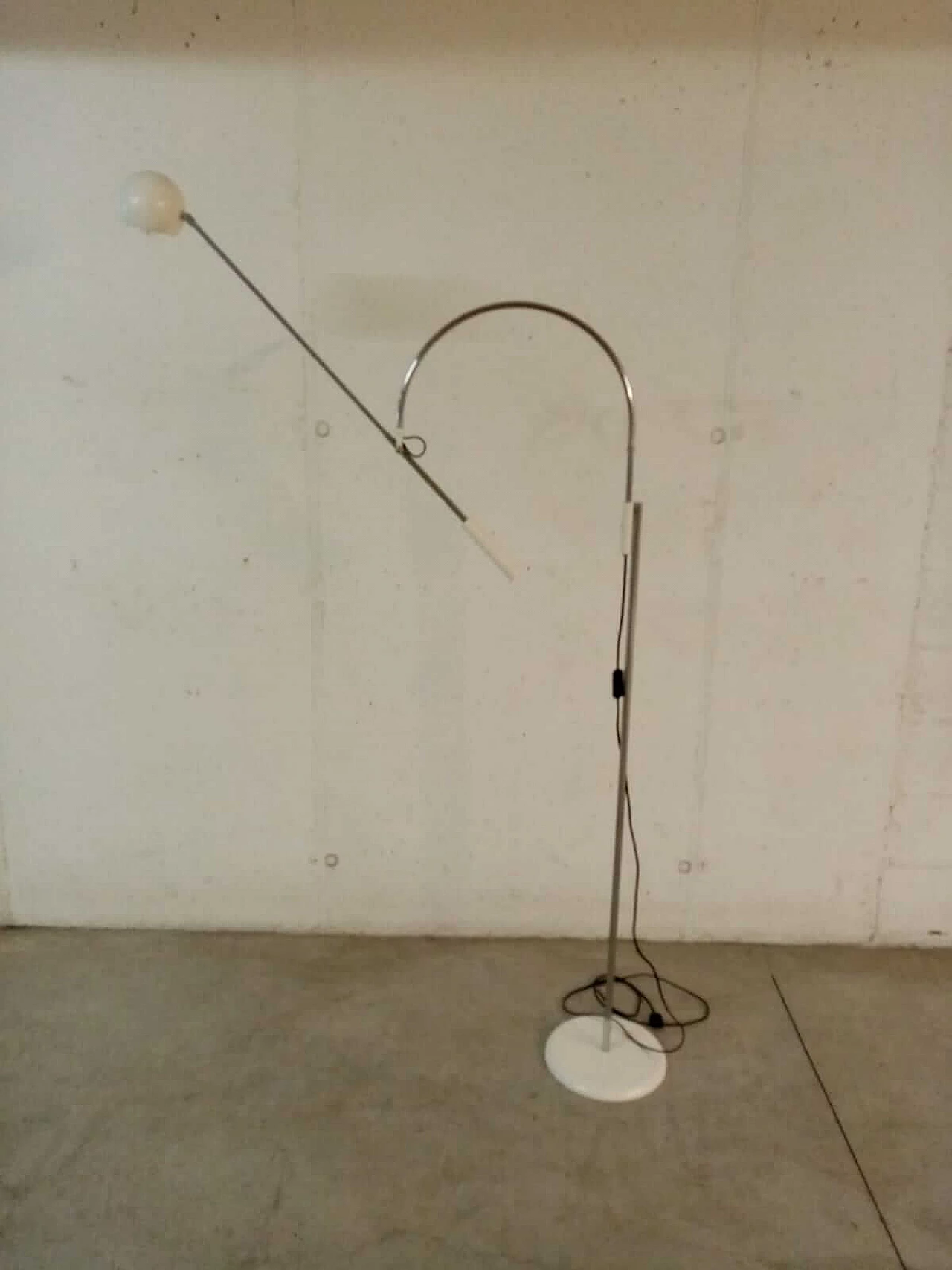 Orbiter floor lamp by Robert Sonneman, 1970s 1