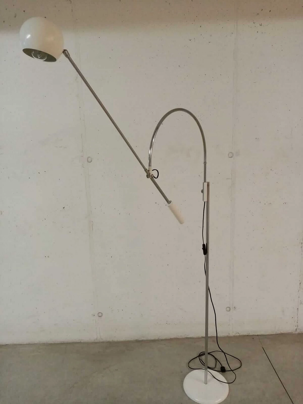 Orbiter floor lamp by Robert Sonneman, 1970s 2