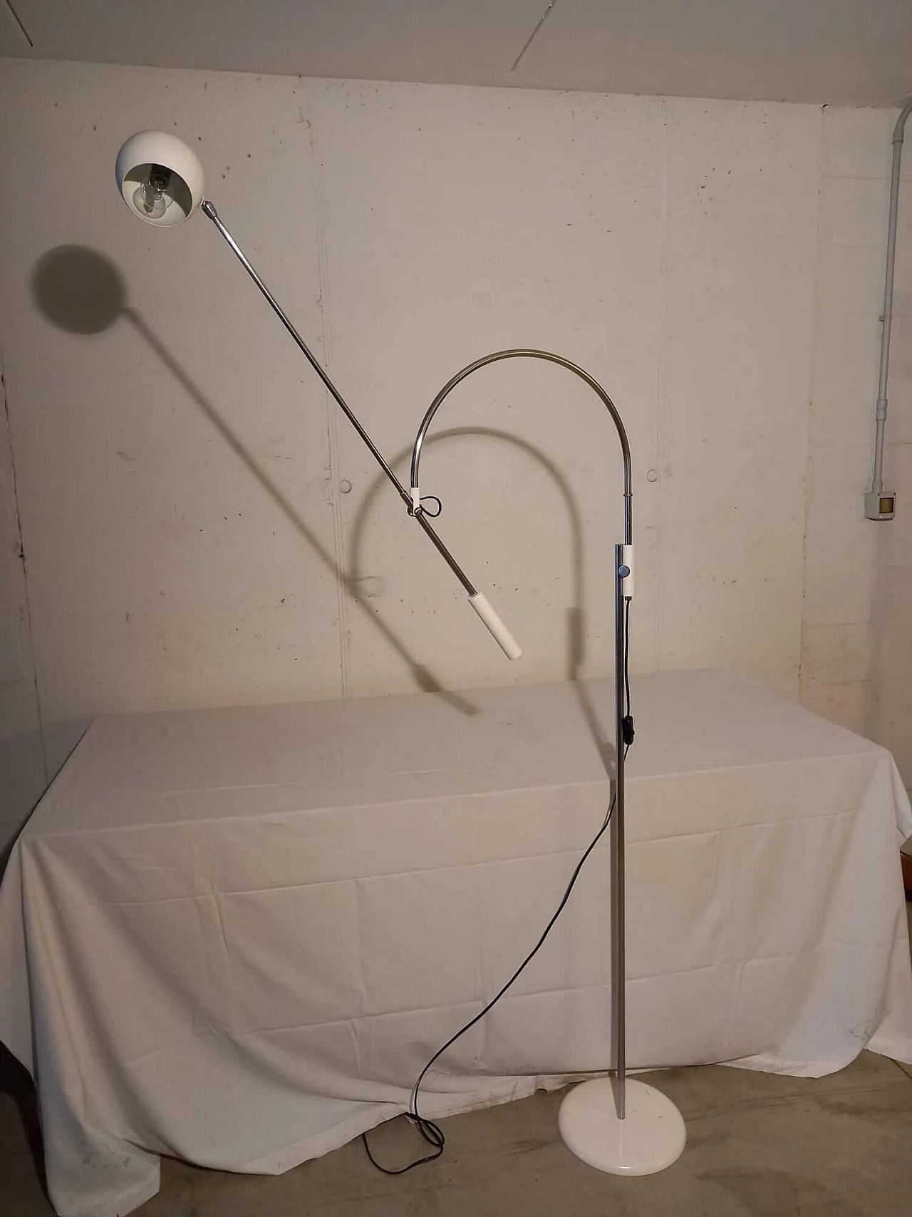 Orbiter floor lamp by Robert Sonneman, 1970s 3