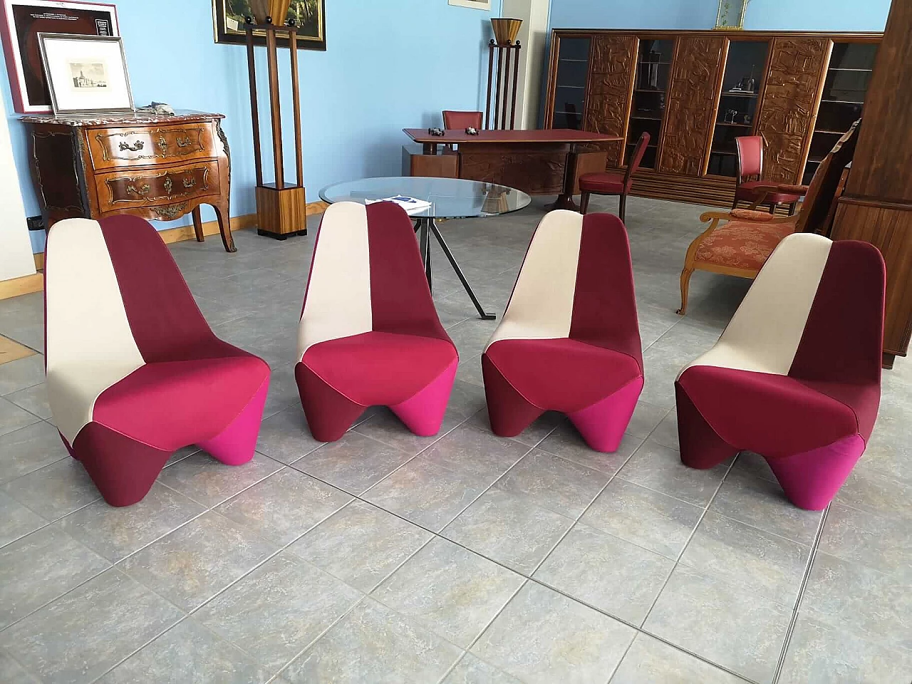 4 Poltrone Binta di Philippe Bestenheider per Moroso 6