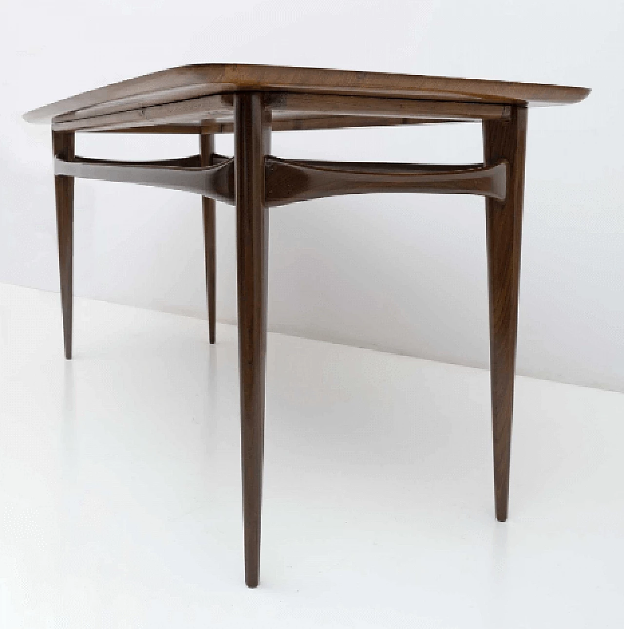 Mahogany table by Silvio Cavatorta, 1960s 6