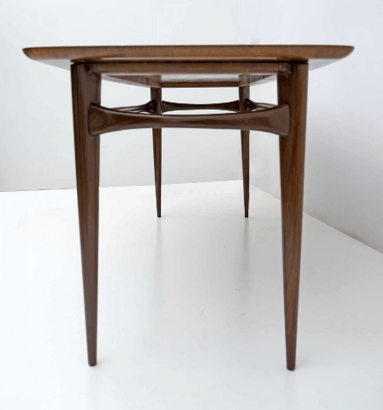 Mahogany table by Silvio Cavatorta, 1960s 8