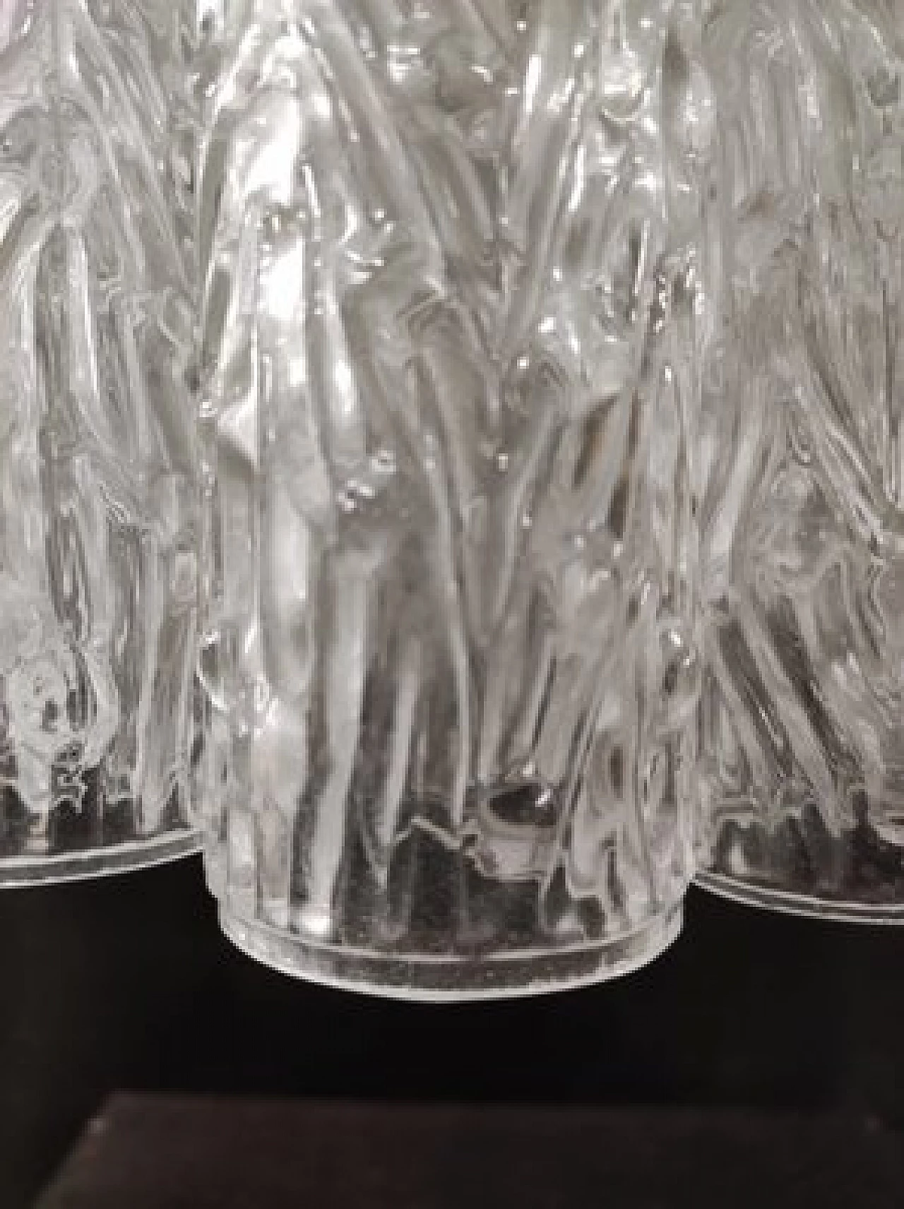 Three-tier Murano glass chandelier, 1970s 12