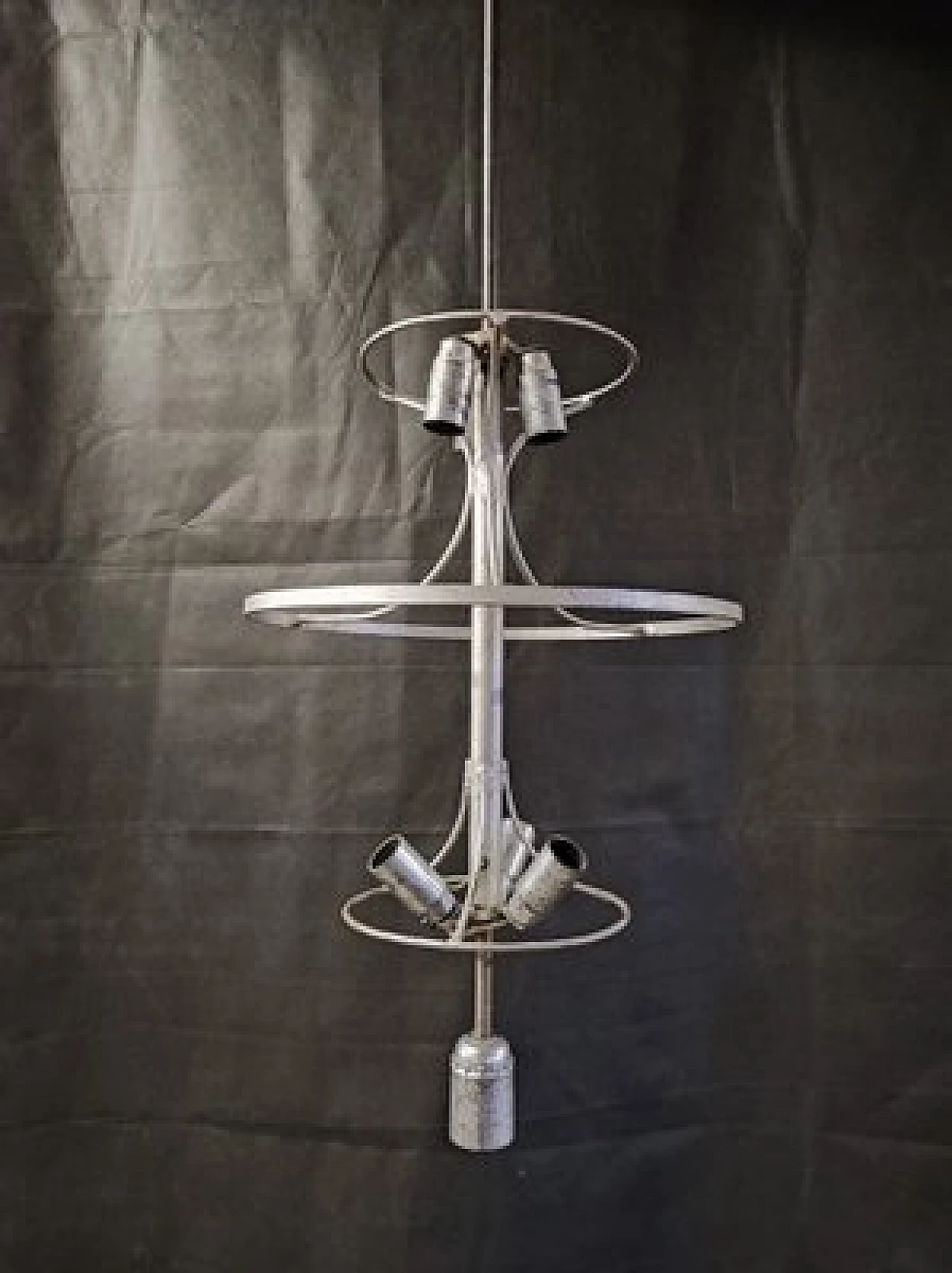 Three-tier Murano glass chandelier, 1970s 14