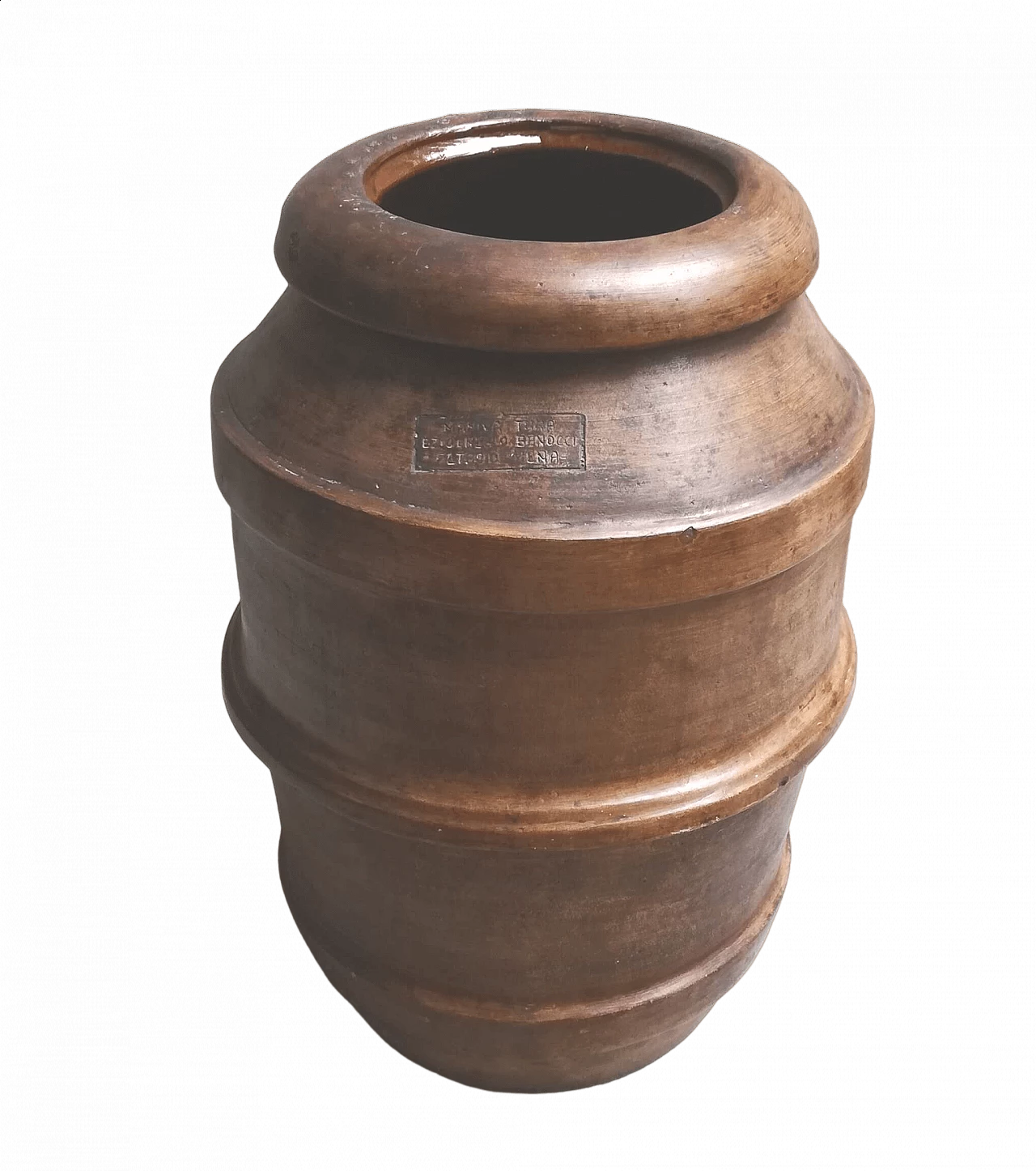 Tuscan terracotta oil jar, 1940s 10