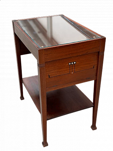 Mahogany coffee table, mid-20th century