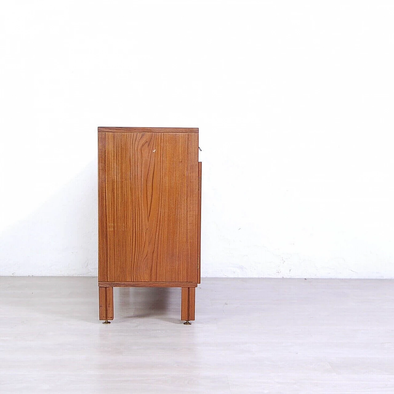 Danish wooden cabinet with 2 doors and 2 drawers, 1960s 8