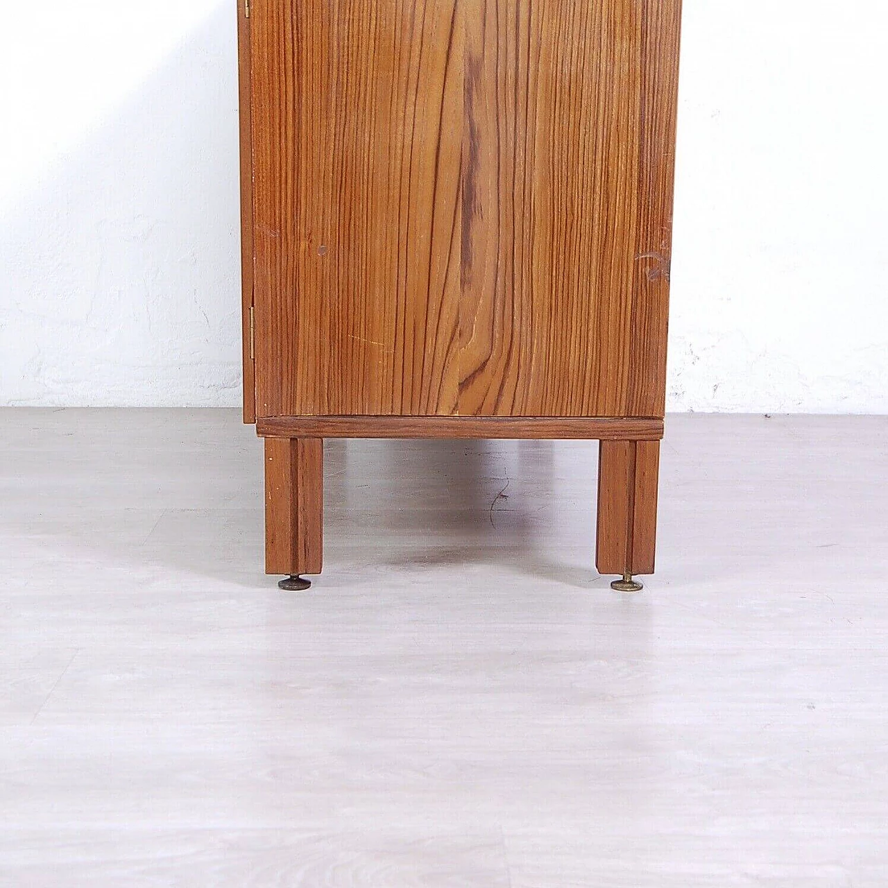 Danish wooden cabinet with 2 doors and 2 drawers, 1960s 12