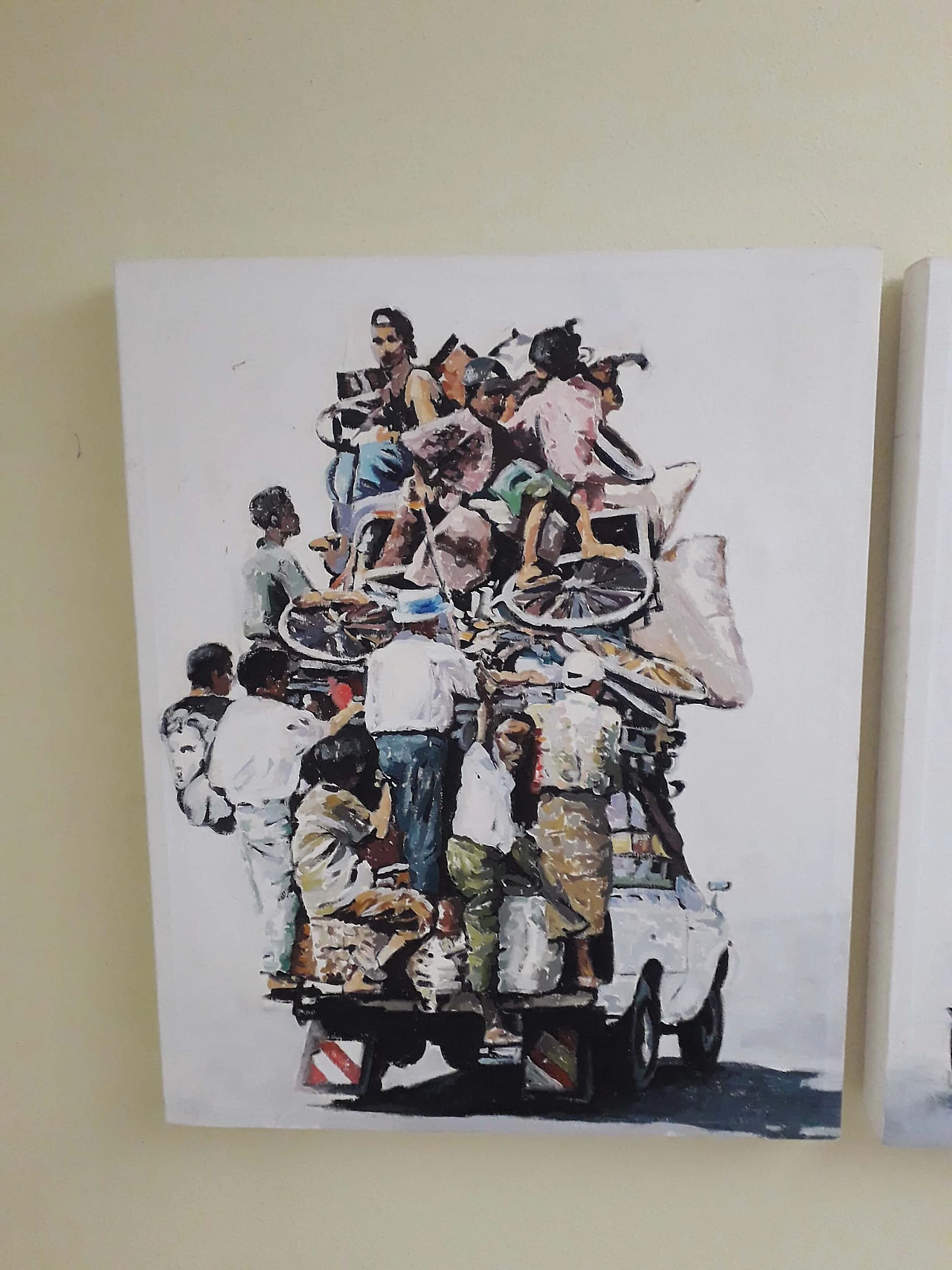 Francesco Sisinni, Cargo, dipinto ad olio su tela, 2014 1
