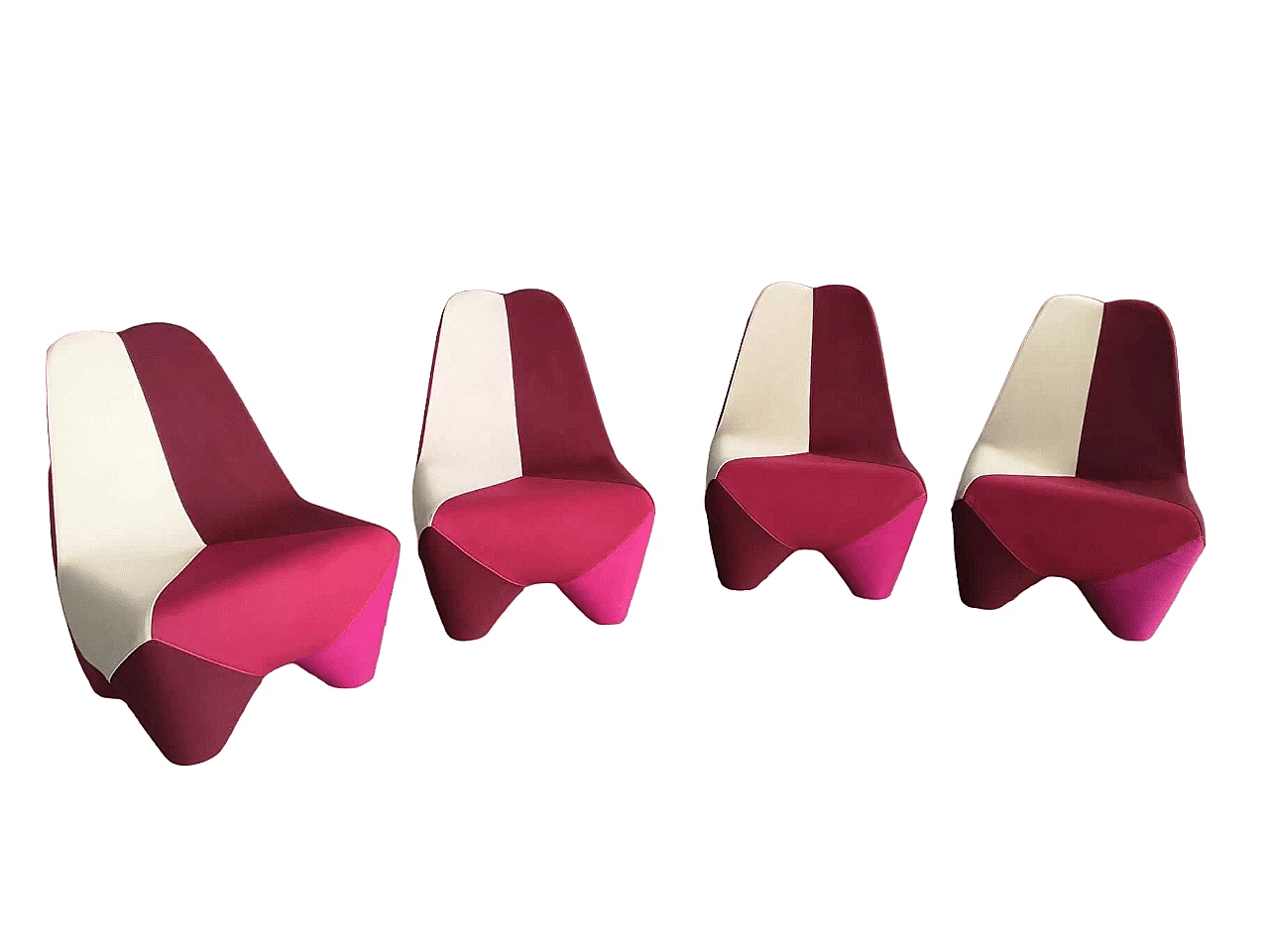 4 Binta armchairs by Philippe Bestenheider for Moroso 9