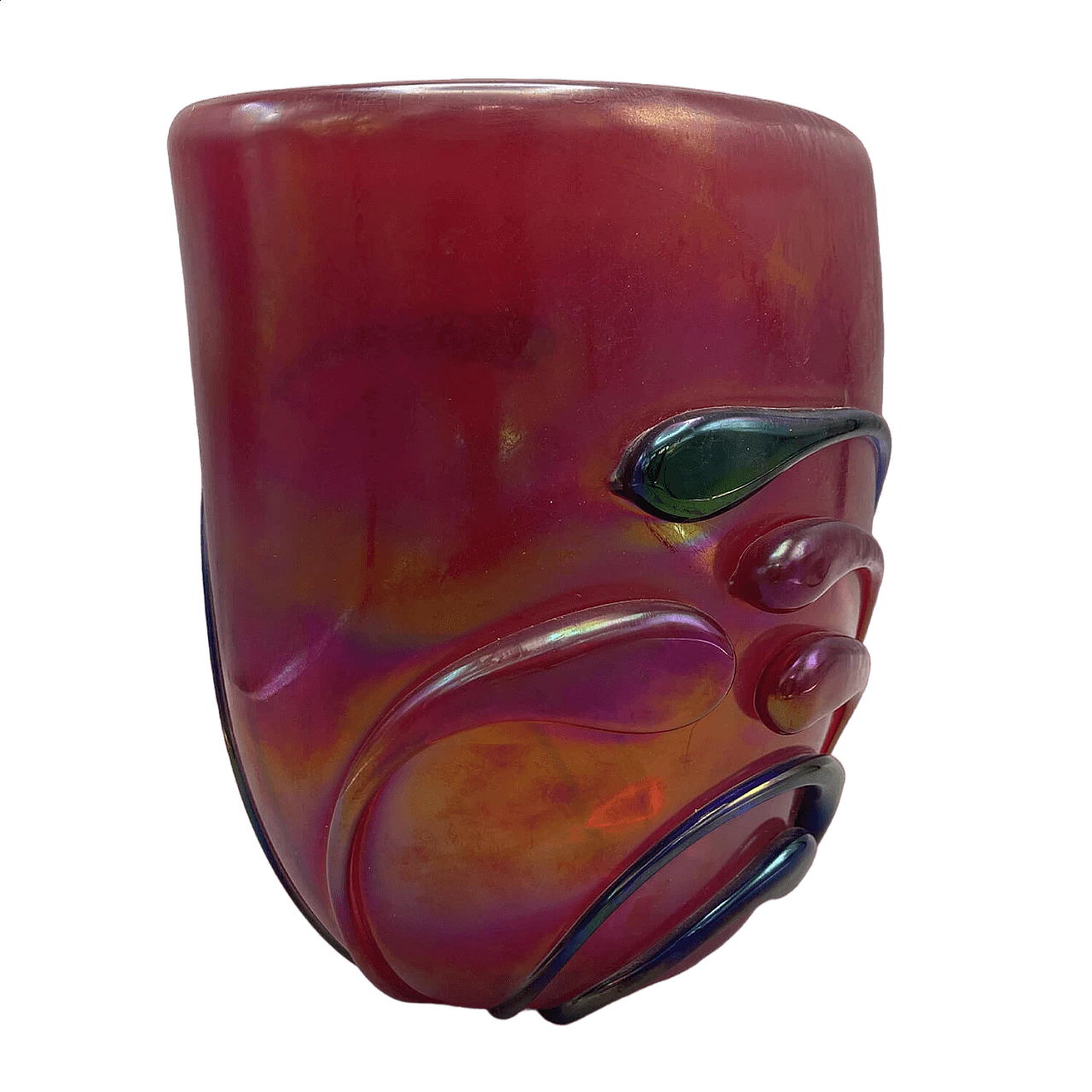 Murano glass vase by Franco Moretti, 1970s 9