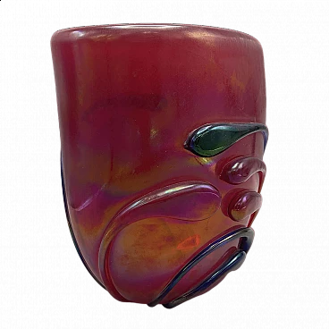 Murano glass vase by Franco Moretti, 1970s