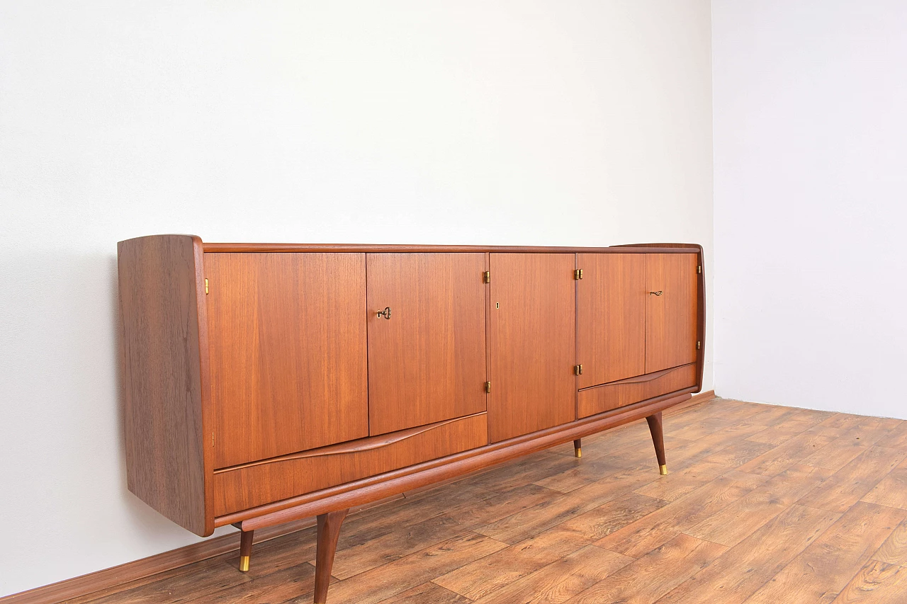 Credenza in teak di Sven Andersen Møbelfabrikk, anni '60 8