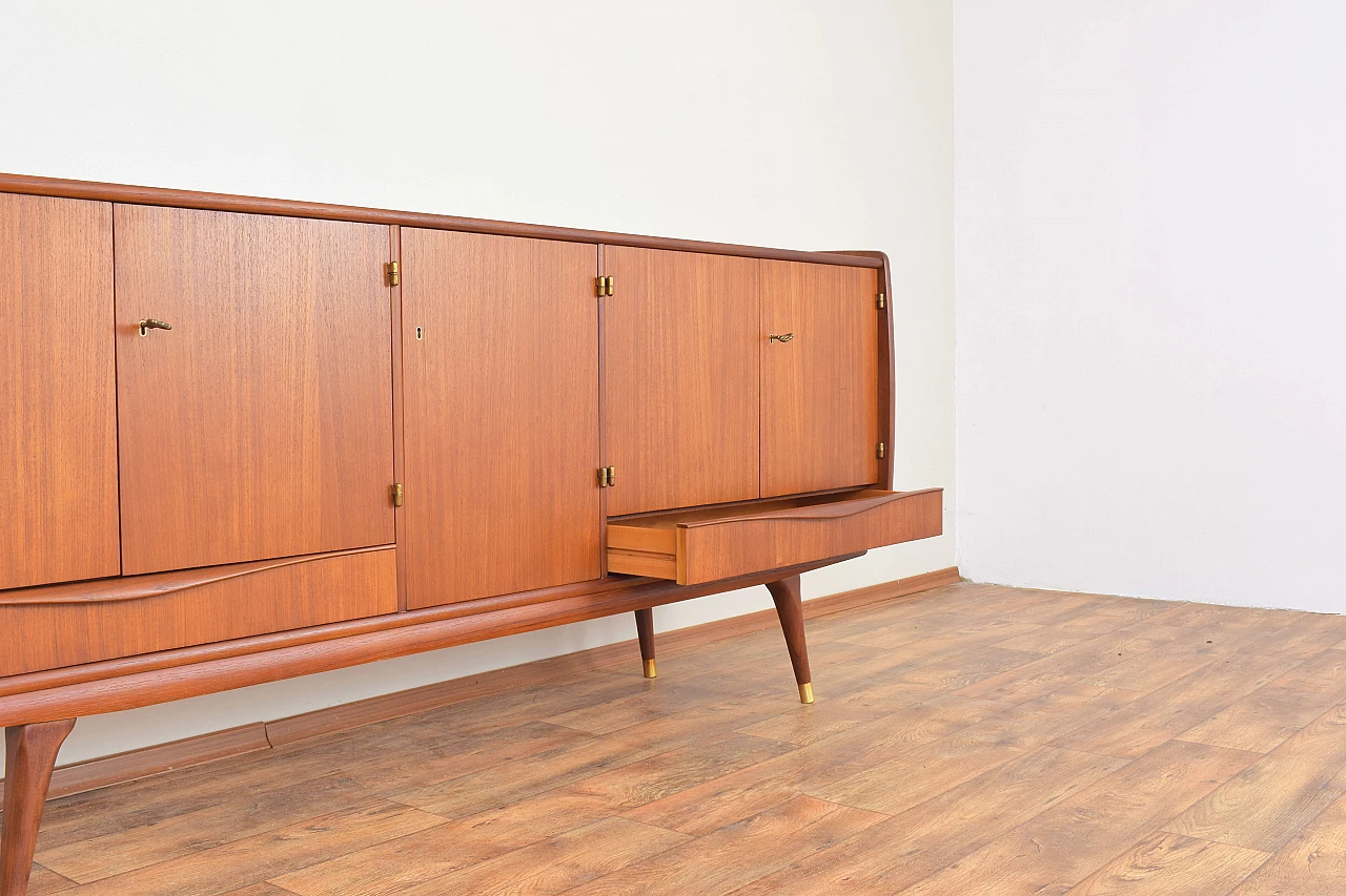 Credenza in teak di Sven Andersen Møbelfabrikk, anni '60 10