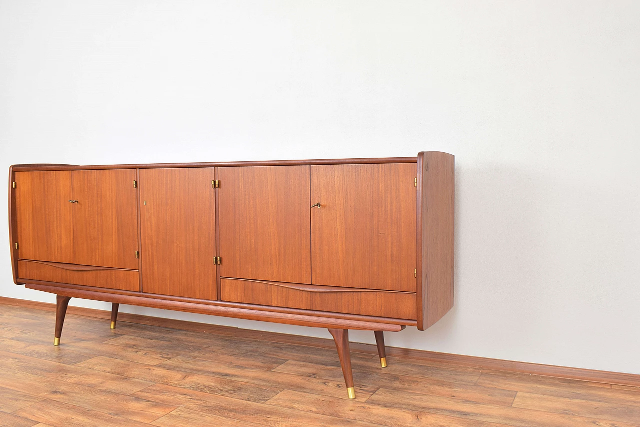 Credenza in teak di Sven Andersen Møbelfabrikk, anni '60 11