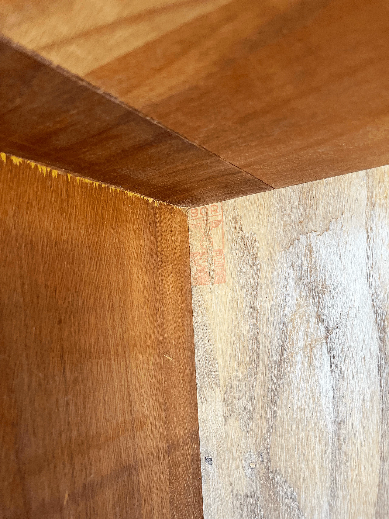 Sideboard in carved, inlaid and decorated oak, 1950s 35