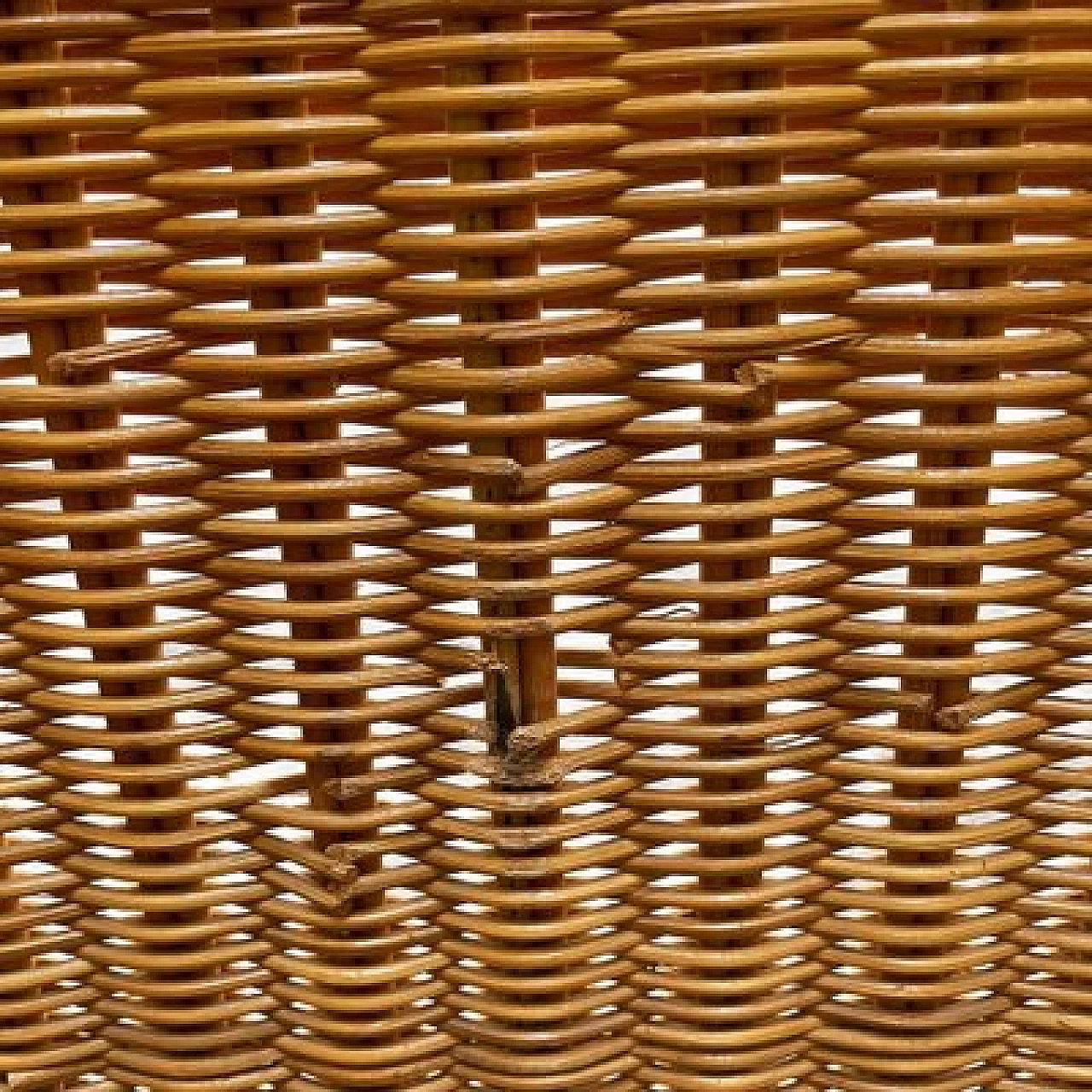 Wicker bed by Adalberto dal Lago for Germa, 1969 9