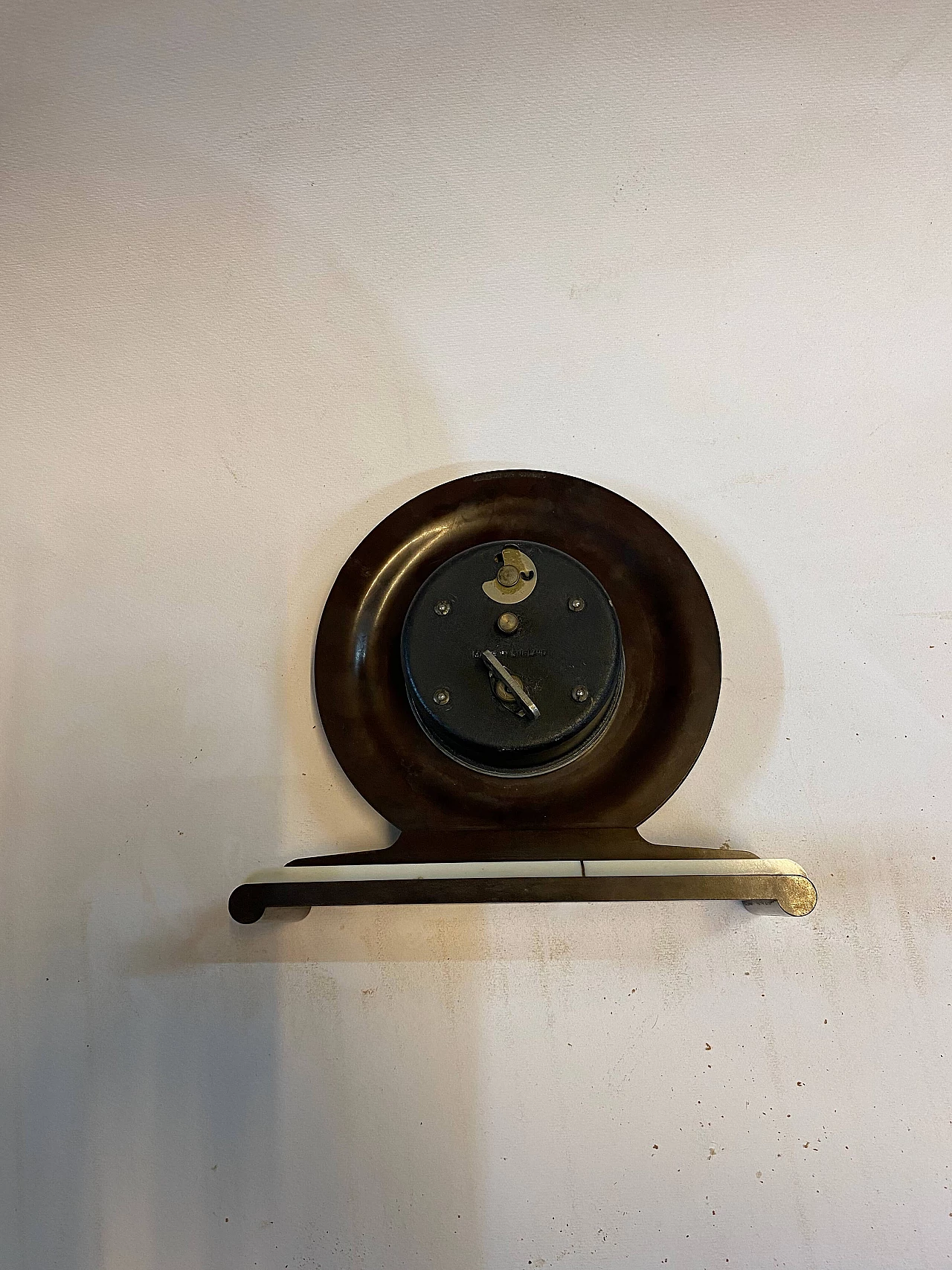 Marble and bronze table clock by Smiths 8 Day, 1930s 5