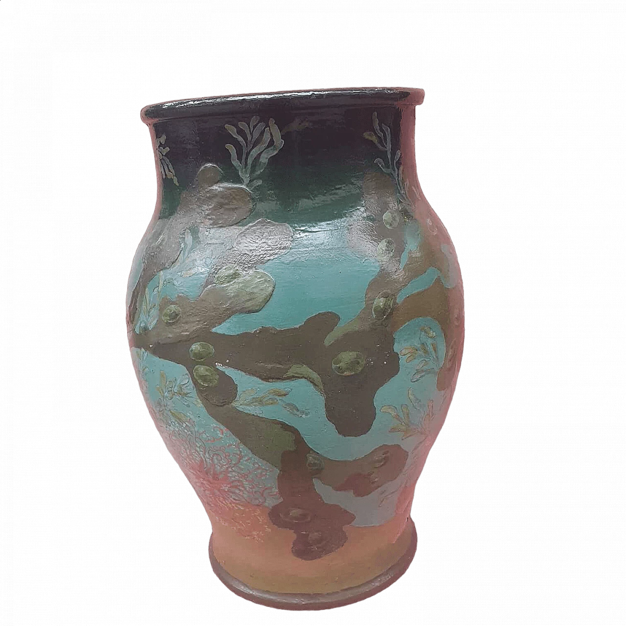 Porcelain vase with octopus, late 20th century 4