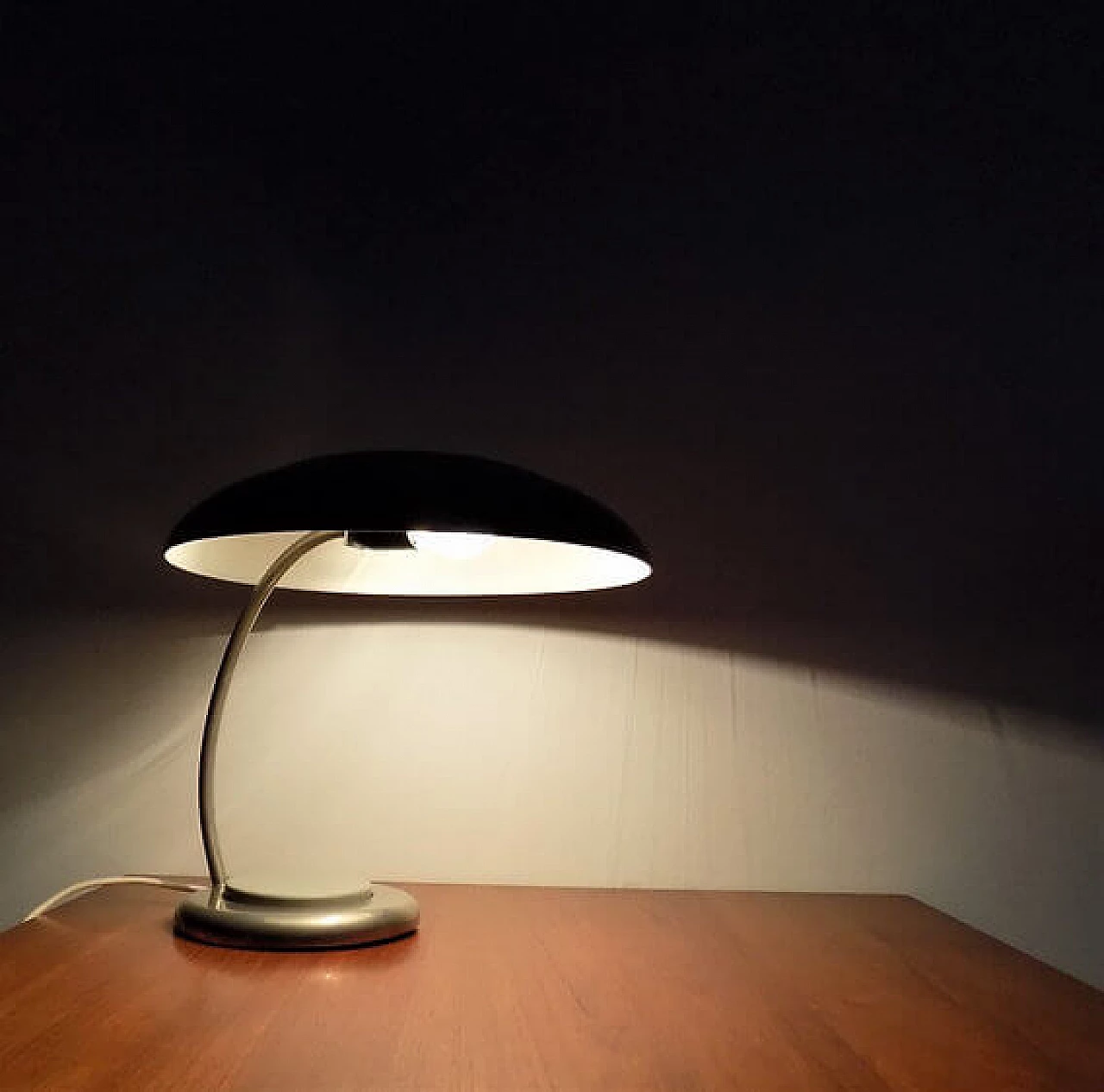 Bauhaus table lamp by VEB Leuchtenbau Lengefeld, 1960s 4