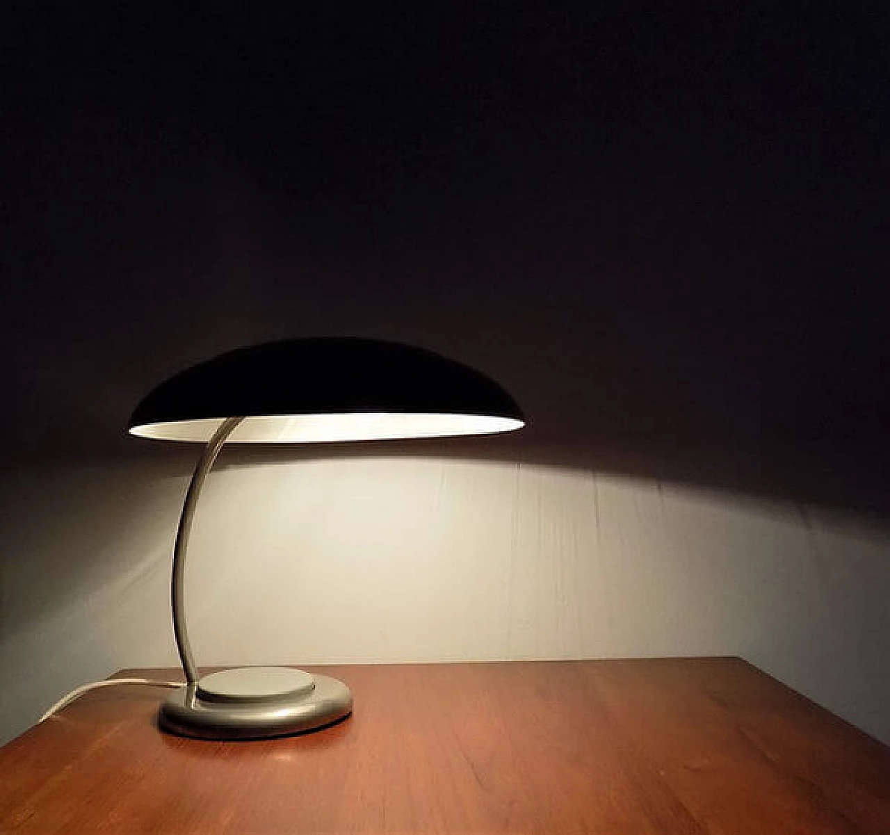 Bauhaus table lamp by VEB Leuchtenbau Lengefeld, 1960s 12