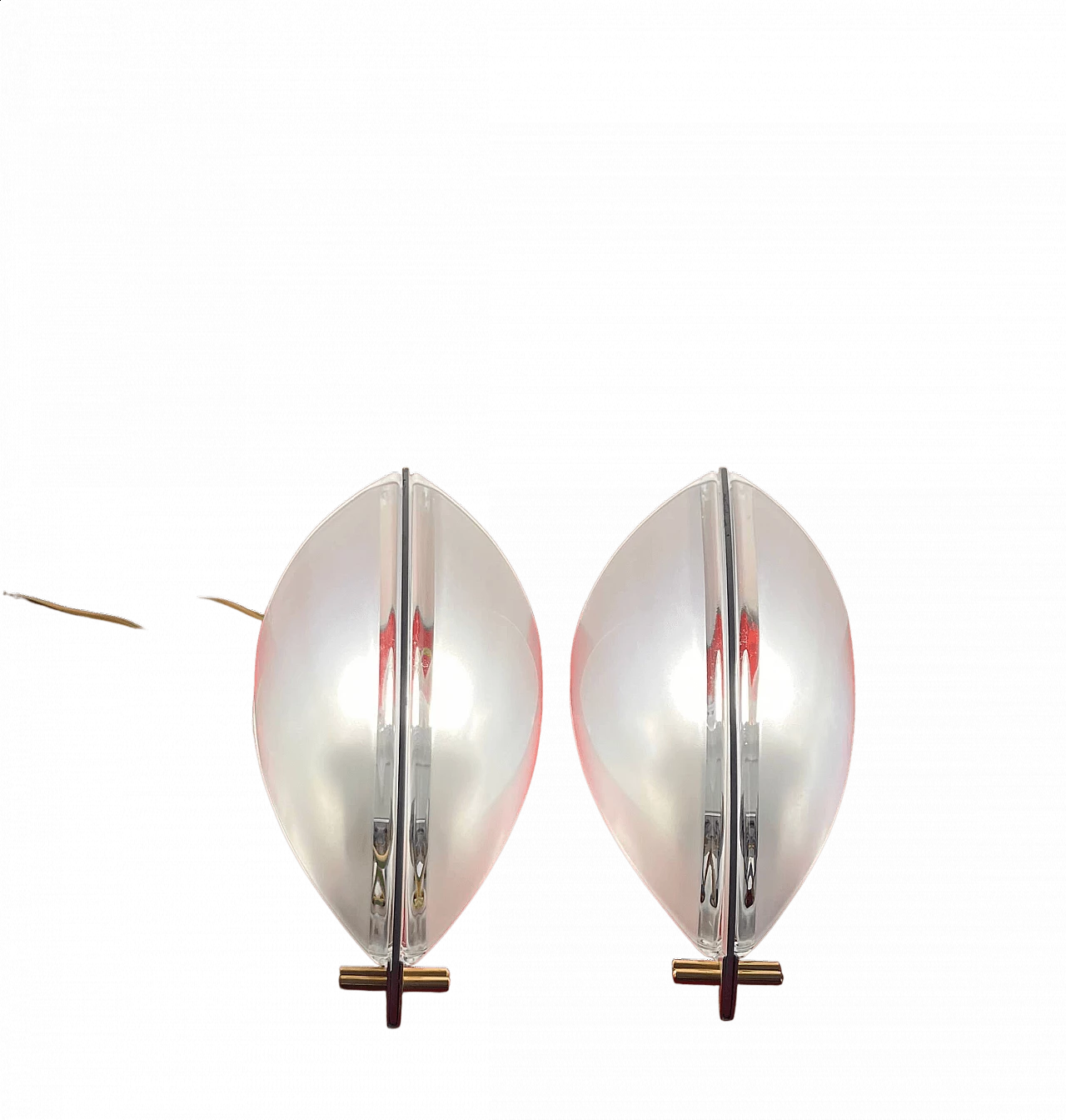 Pair of Vesta Murano glass wall sconces by Ernesto Gismondi for VeArt, 1990s 8