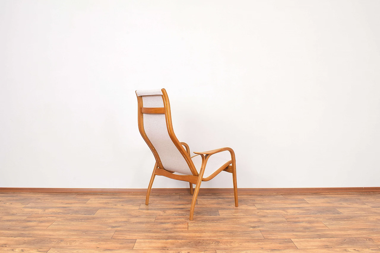 Lamino bent oak armchair by Yngve Ekström for Swedese, 1950s 5