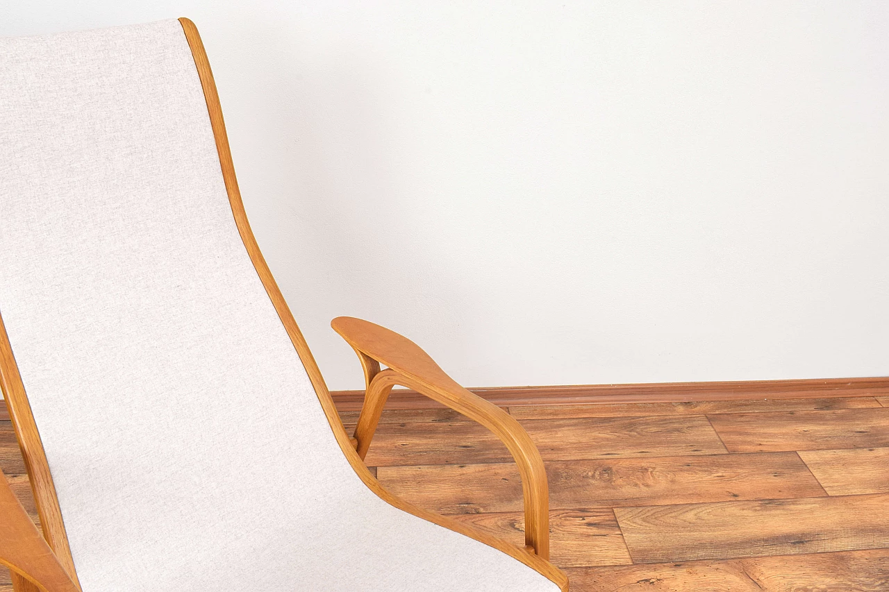 Lamino bent oak armchair by Yngve Ekström for Swedese, 1950s 10