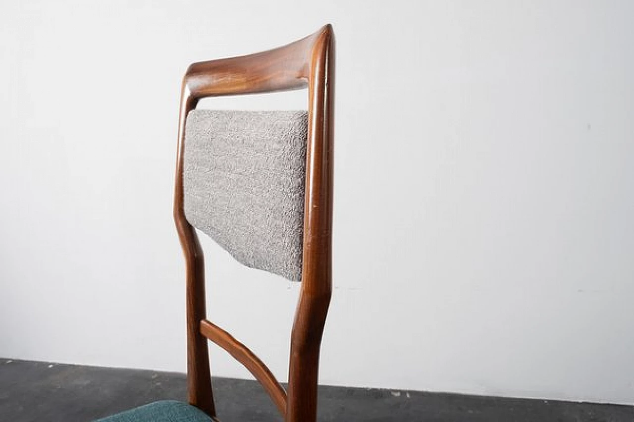 6 Teak dining chairs by La Permanente Mobili Cantù, 1950s 3