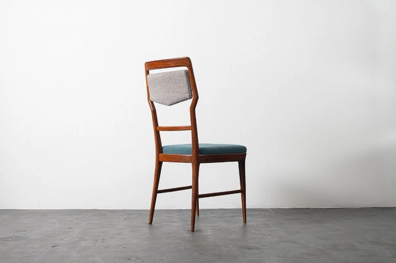 6 Teak dining chairs by La Permanente Mobili Cantù, 1950s 6