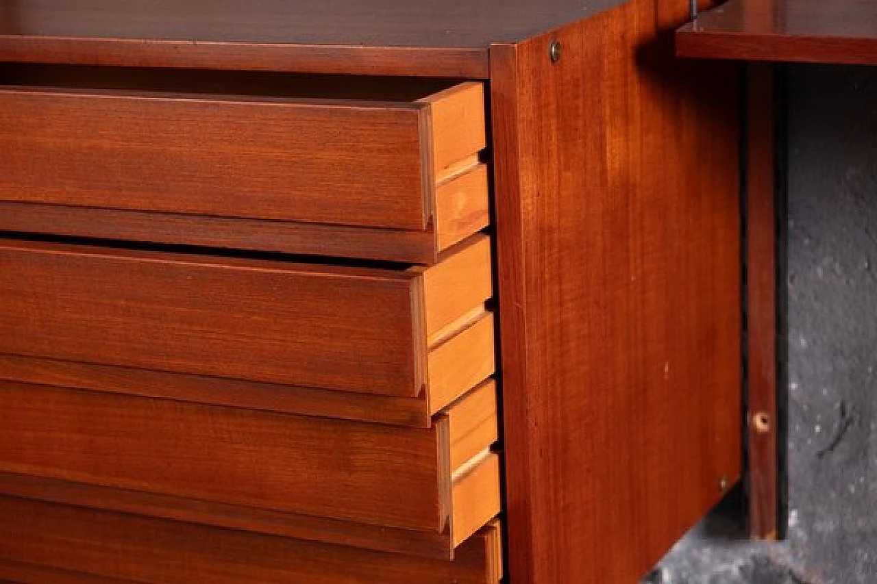 Teak bookcase by Barovero, 1960s 10