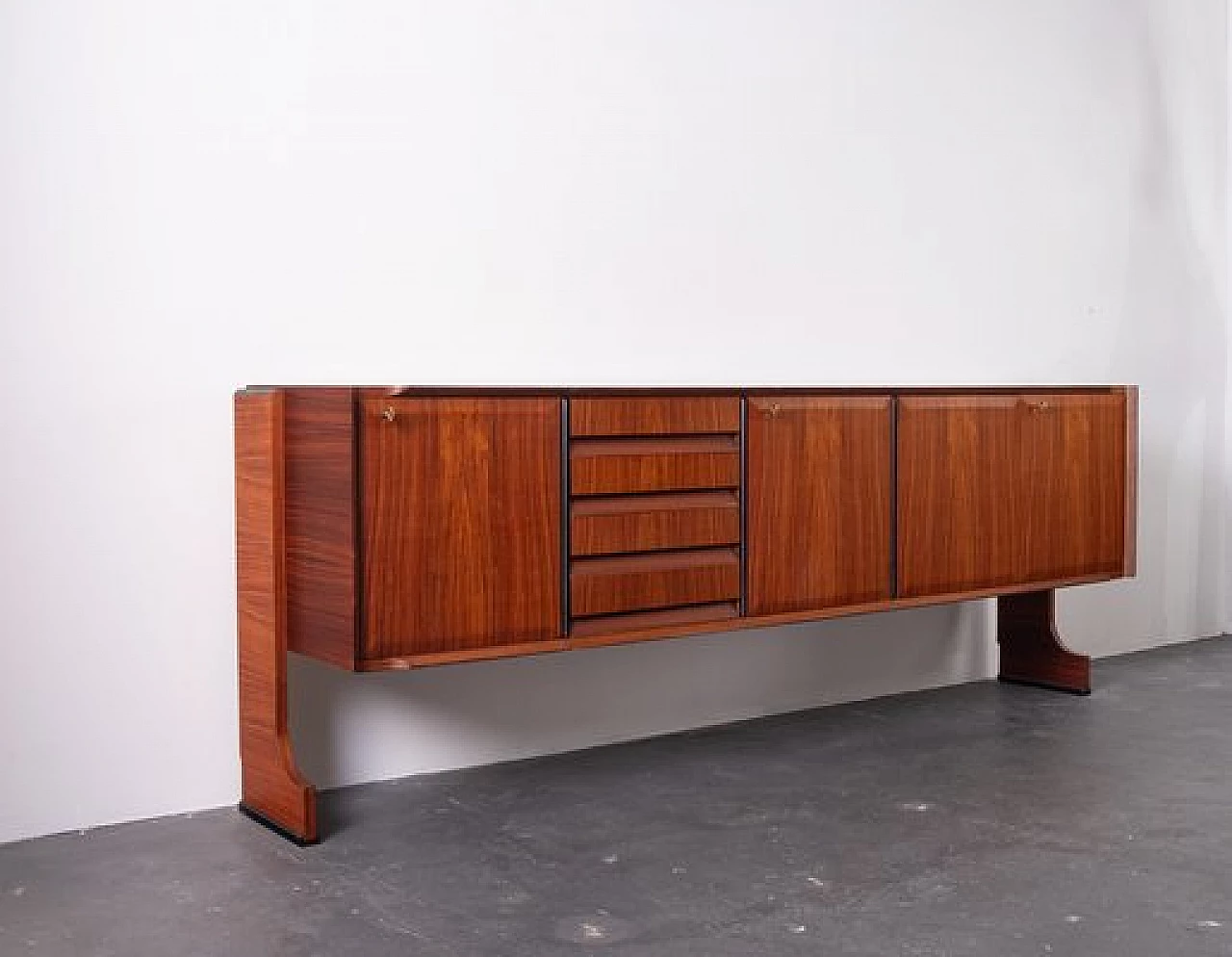 Teak sideboard by Fratelli Barbieri, 1960s 21