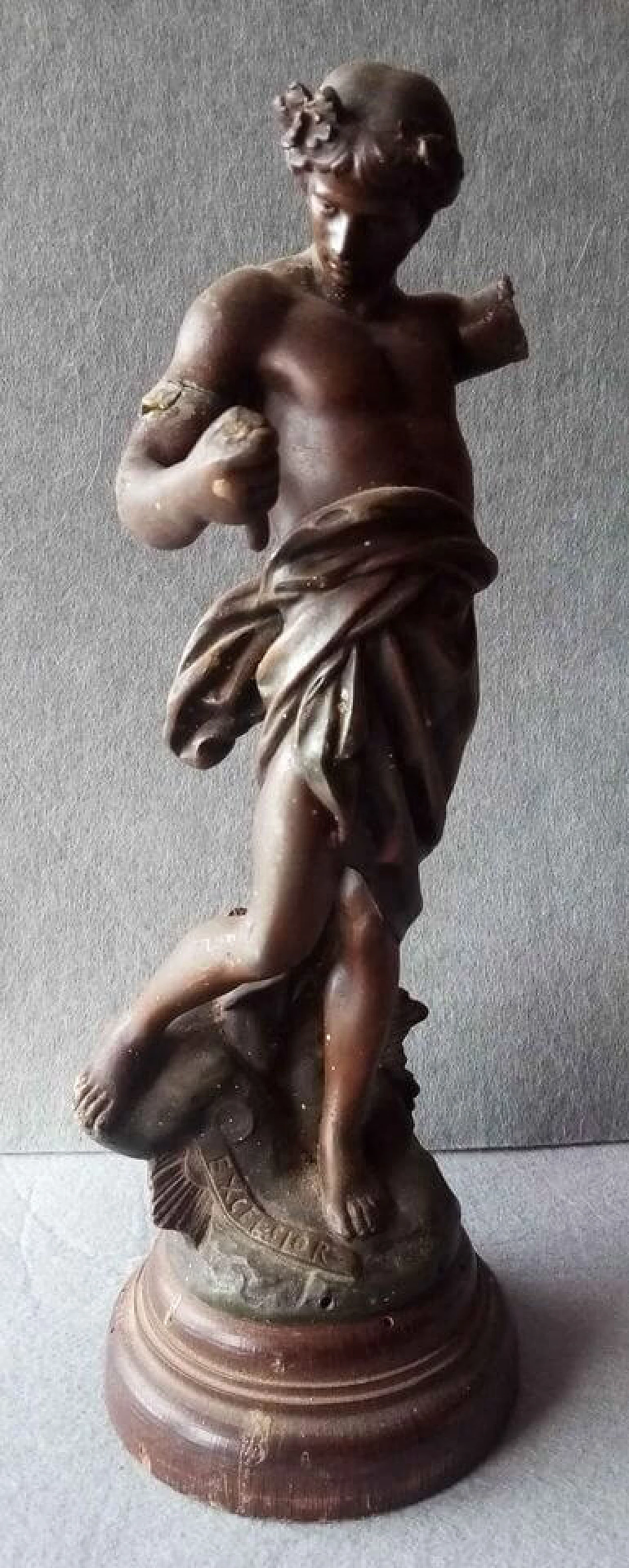 Émile Louis Picault, Excelsior, bronze sculpture, 19th century 1