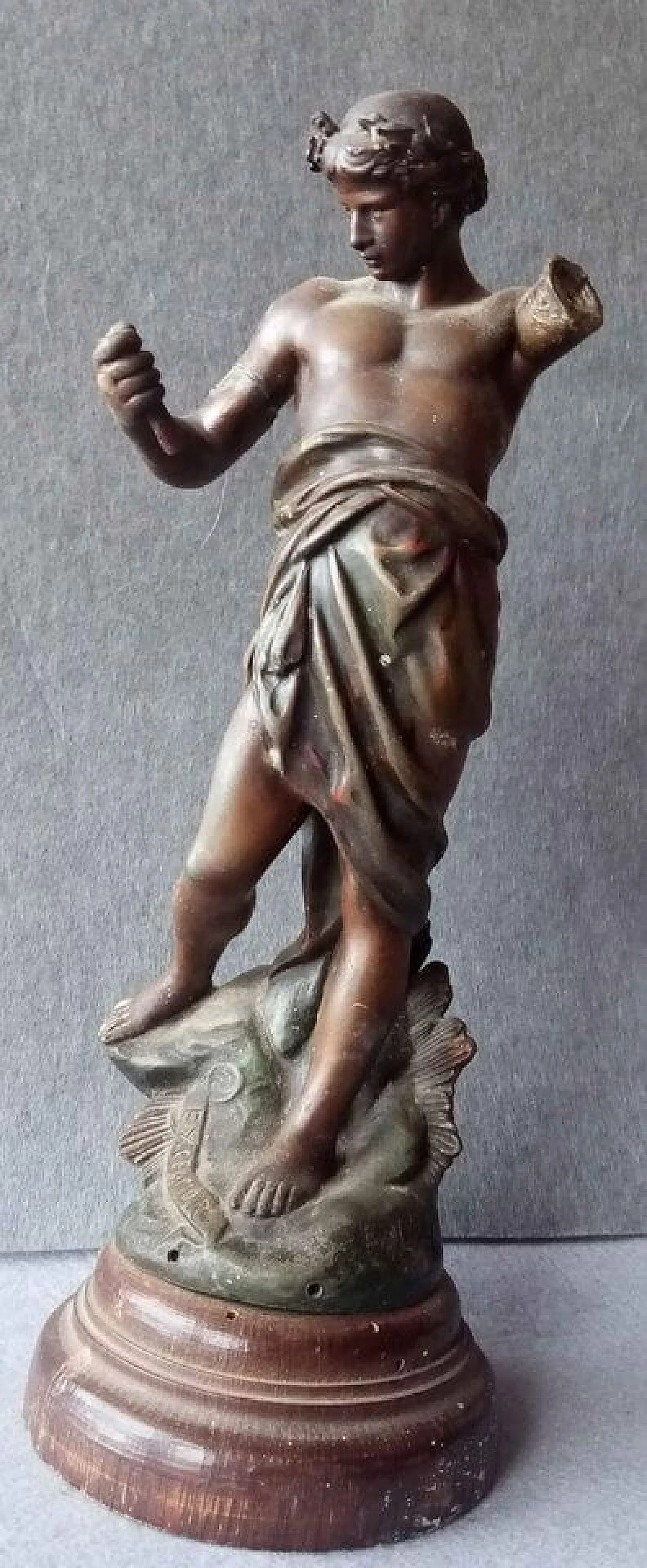 Émile Louis Picault, Excelsior, bronze sculpture, 19th century 3