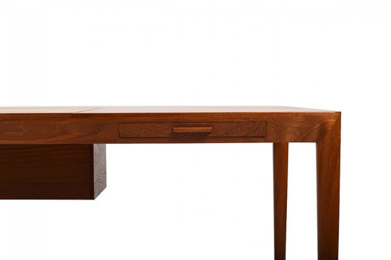 Teak vanity table by Severin Hansen Jr. for Haslev Møbelsnedkeri, 1950s 7