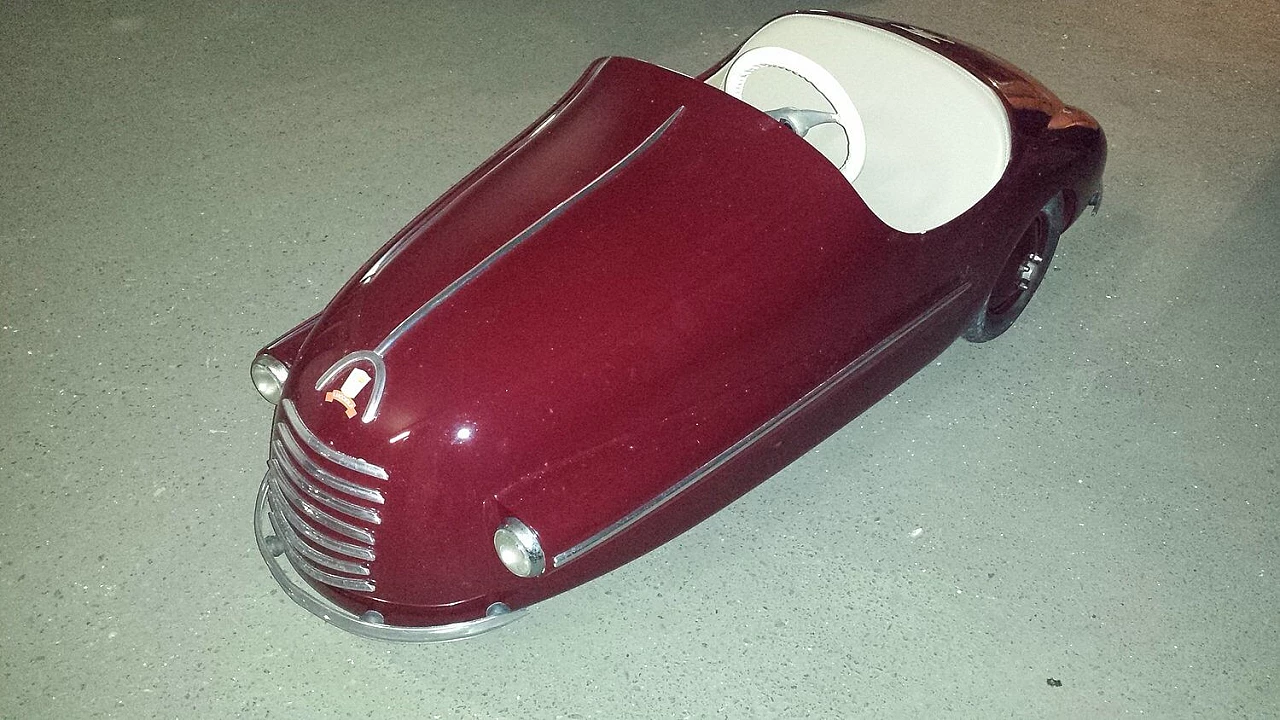 Lucciola electric toy car by Piero Patria, 1940s 1