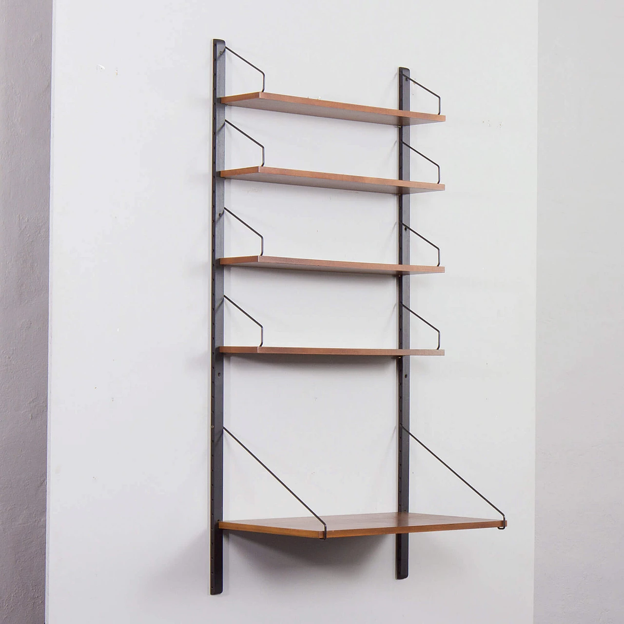 Royal hanging bookcase with desk by Poul Cadovius, 1960s 3