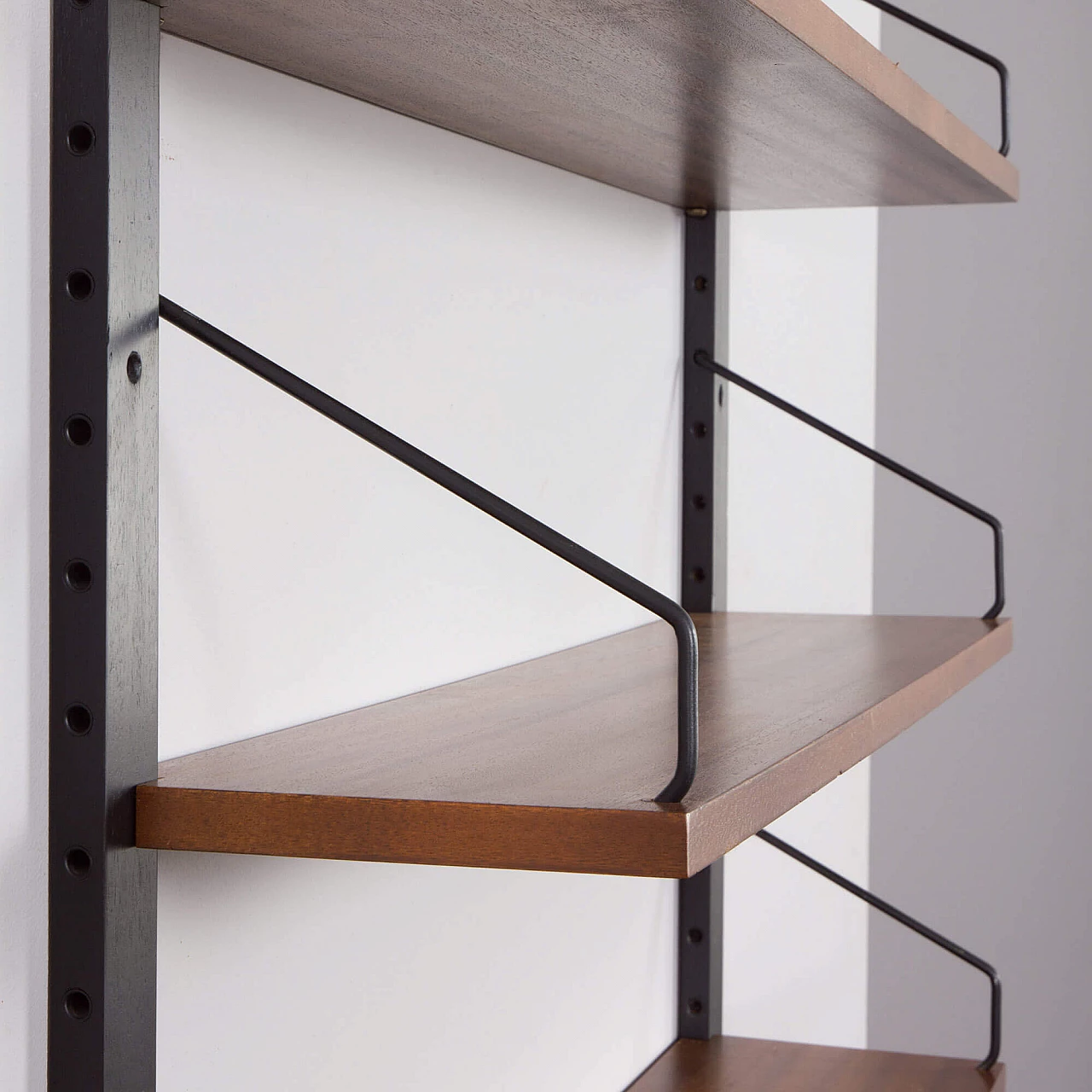 Royal hanging bookcase with desk by Poul Cadovius, 1960s 9