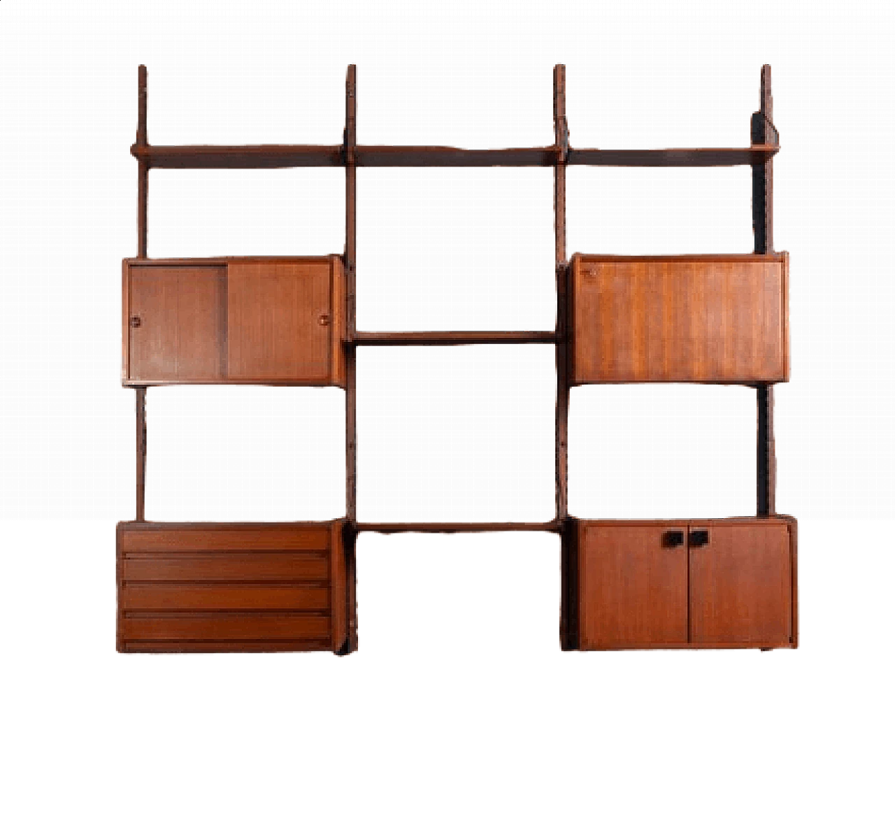 Teak bookcase by Barovero, 1960s 17