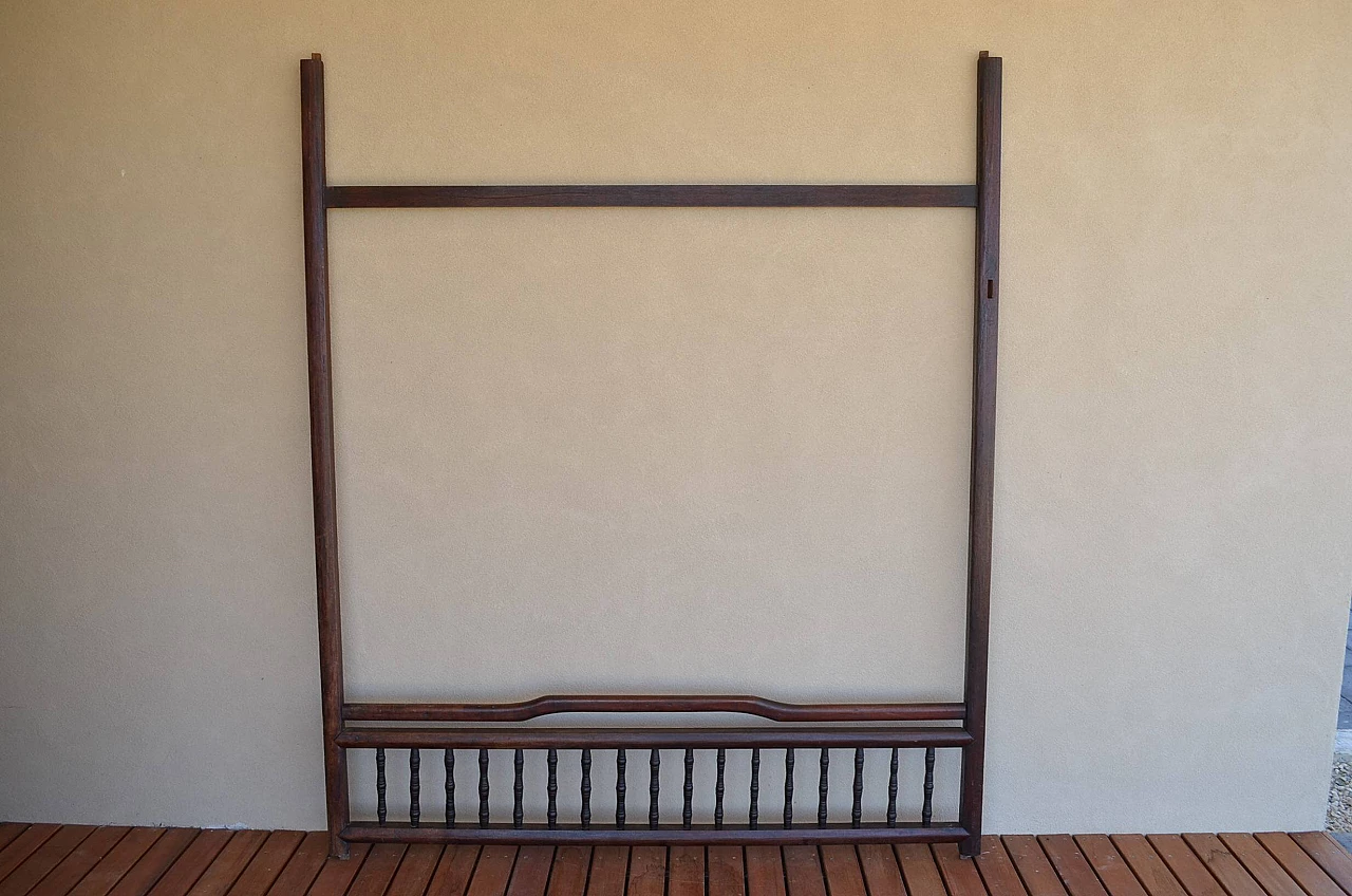 Thai solid teak canopy bed 6