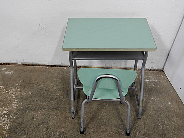 Banco scuola in formica e metallo anni '70 – The House of Vintage