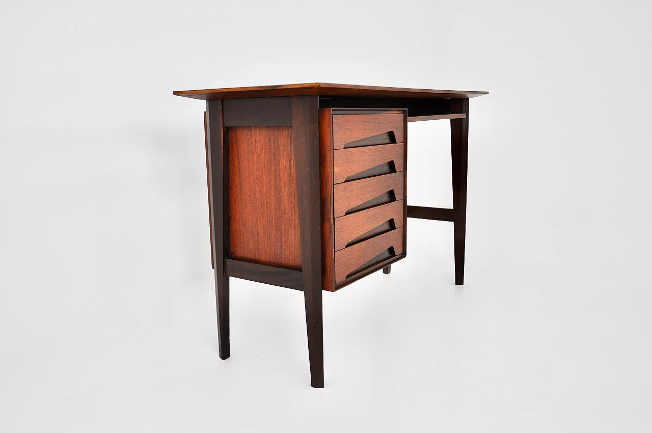 Wood desk by Edmondo Palutari for Dassi, 1960s 5