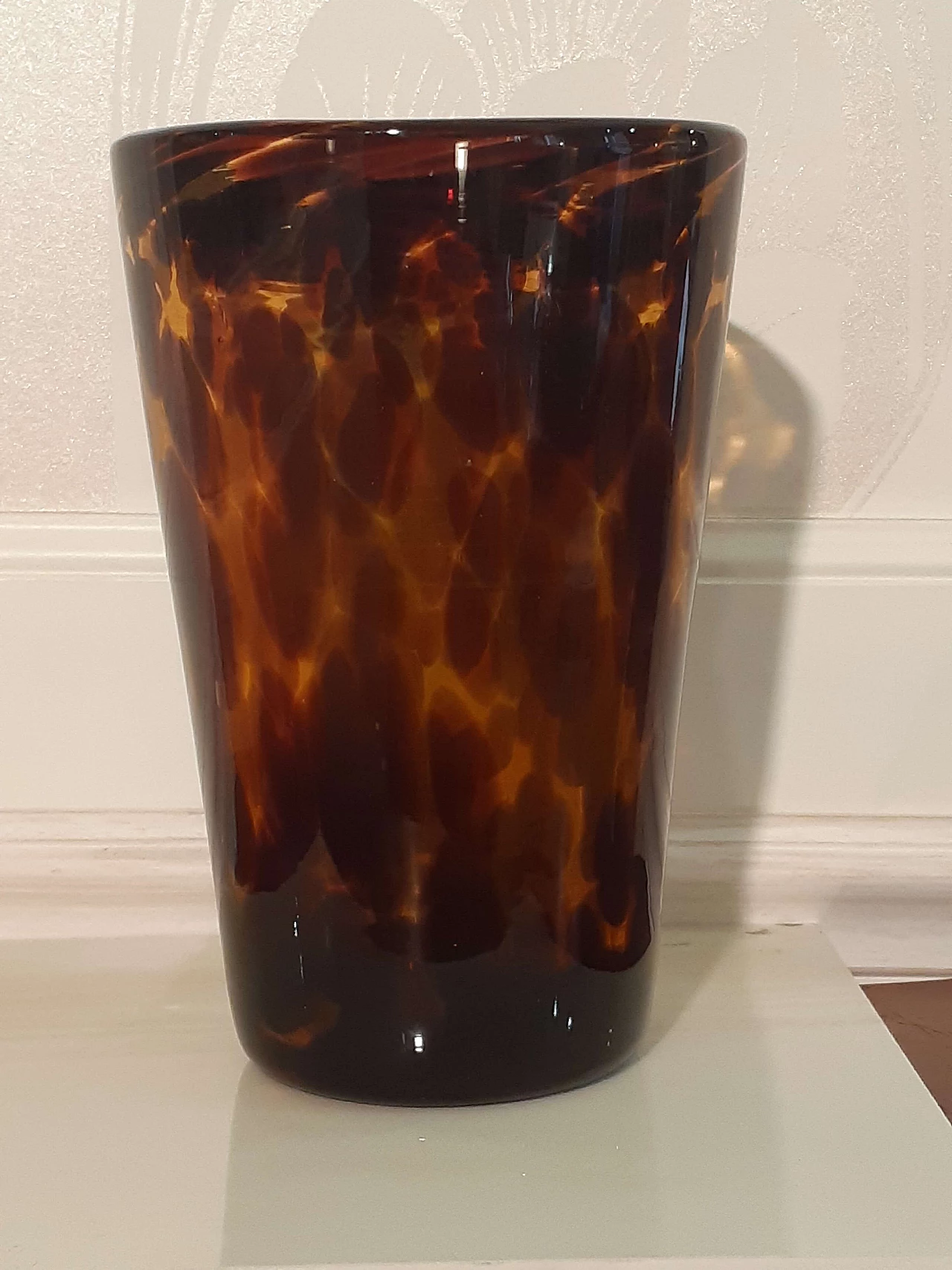 Spotted Murano glass vase, 1970s 4